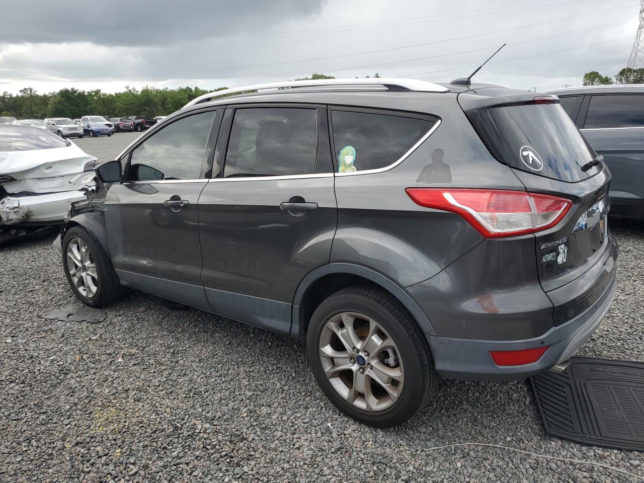 2015 Ford Escape Titanium Серый vin: 1FMCU0JX3FUB11264