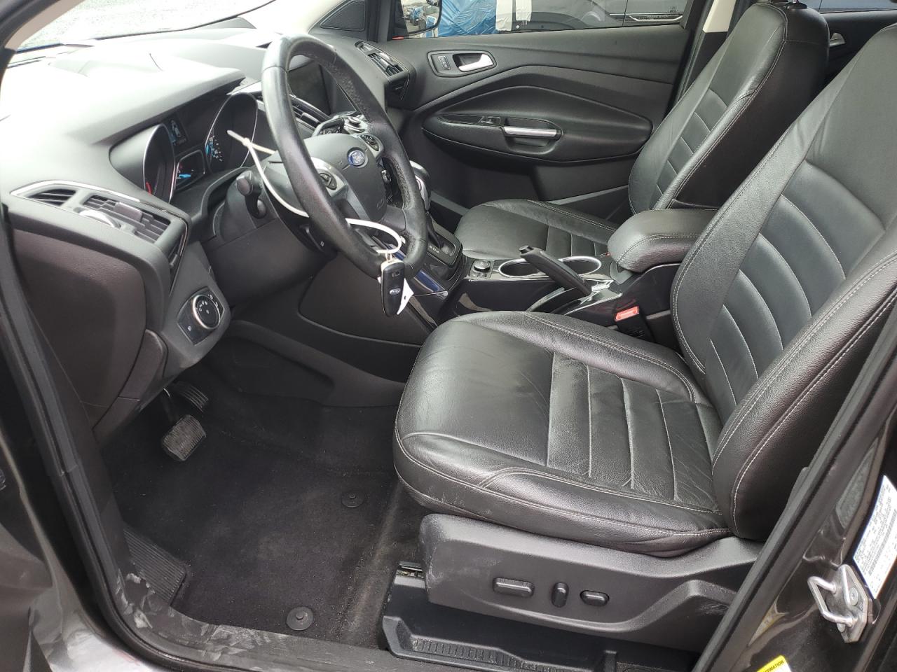 2015 Ford Escape Titanium Серый vin: 1FMCU0JX3FUB11264