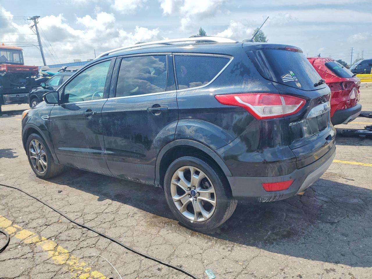 2015 Ford Escape Titanium Charcoal vin: 1FMCU0JX3FUB47892