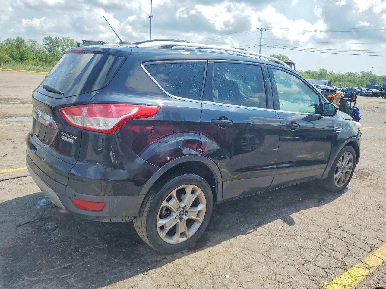 2015 Ford Escape Titanium Charcoal vin: 1FMCU0JX3FUB47892