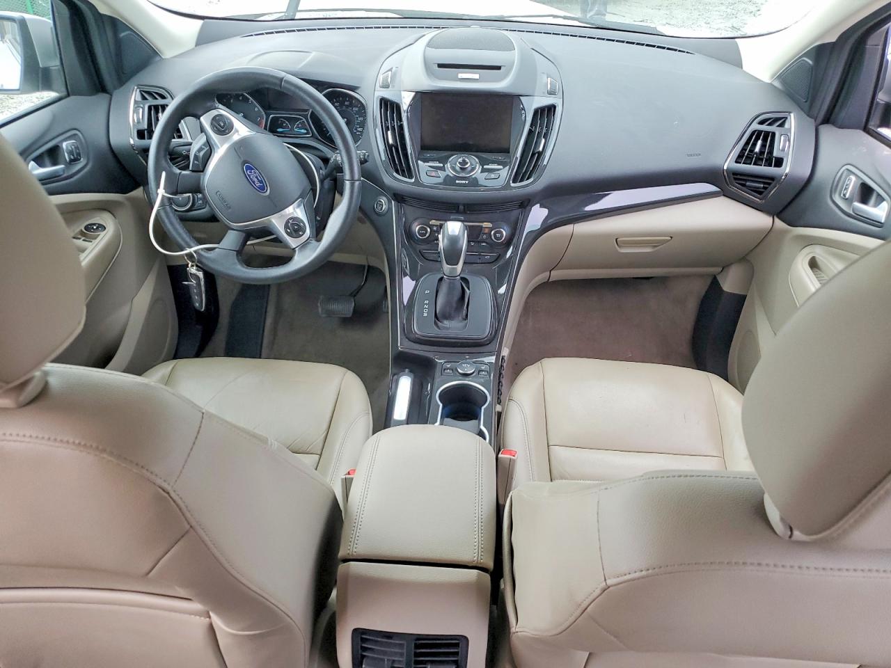 2015 Ford Escape Titanium Silver vin: 1FMCU0JX3FUB77622