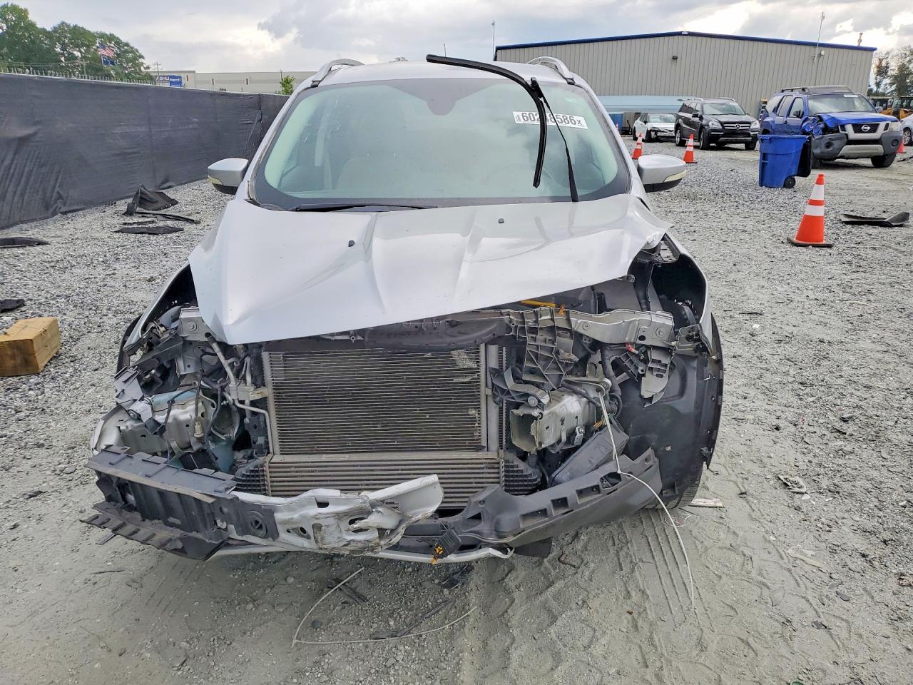 2015 Ford Escape Titanium Silver vin: 1FMCU0JX3FUB77622