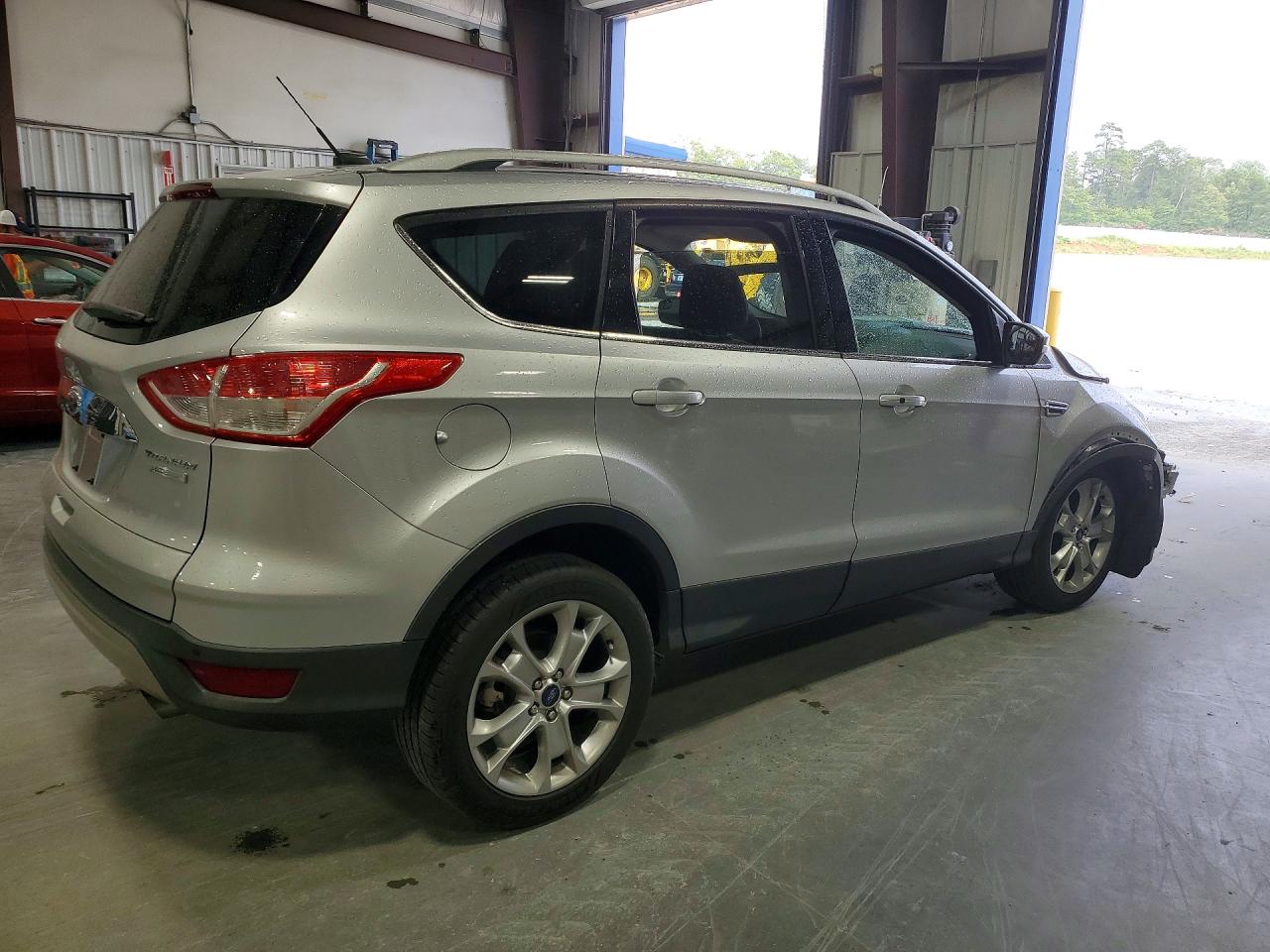 2015 Ford Escape Titanium Silver vin: 1FMCU0JX3FUB77622