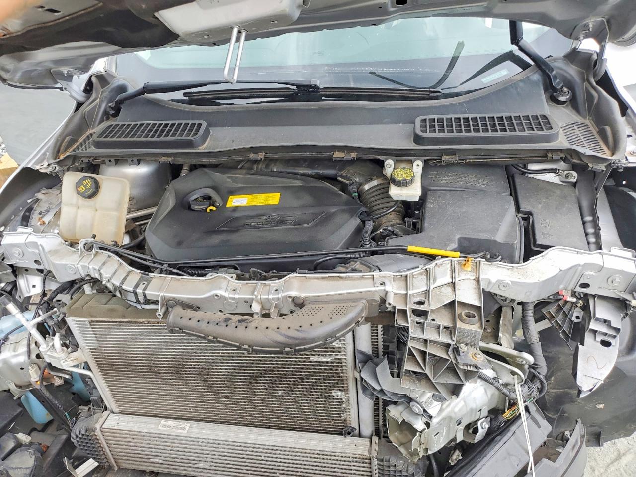 2015 Ford Escape Titanium Silver vin: 1FMCU0JX3FUB77622
