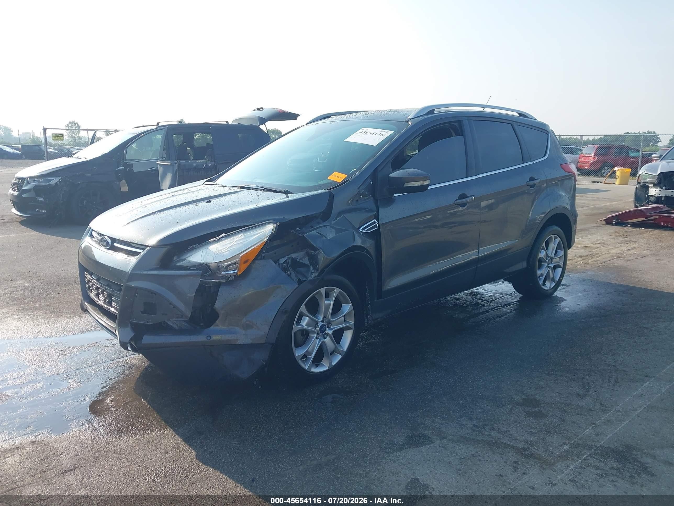 2015 Ford Escape Titanium Gray vin: 1FMCU0JX3FUB79919