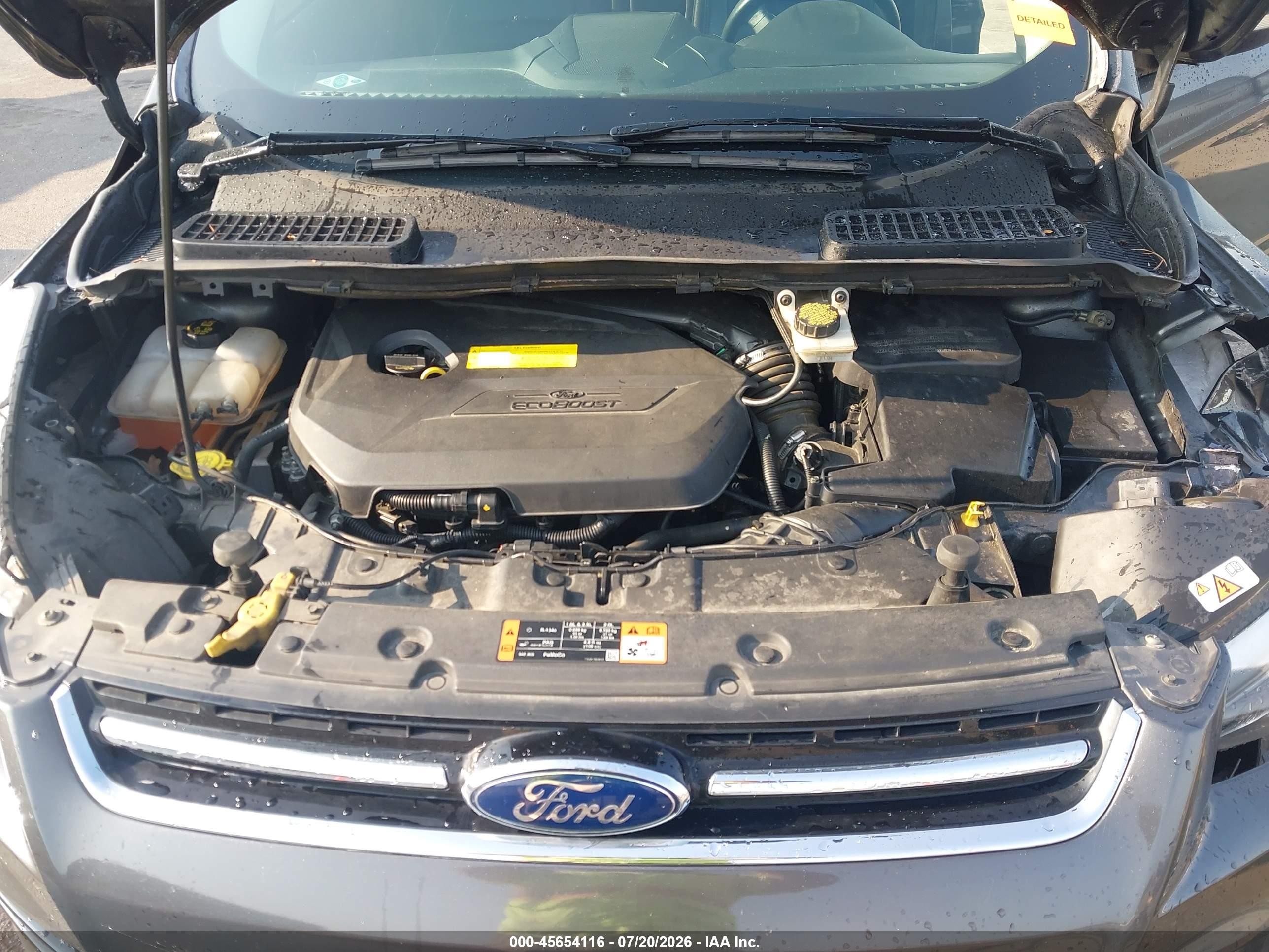 2015 Ford Escape Titanium Gray vin: 1FMCU0JX3FUB79919