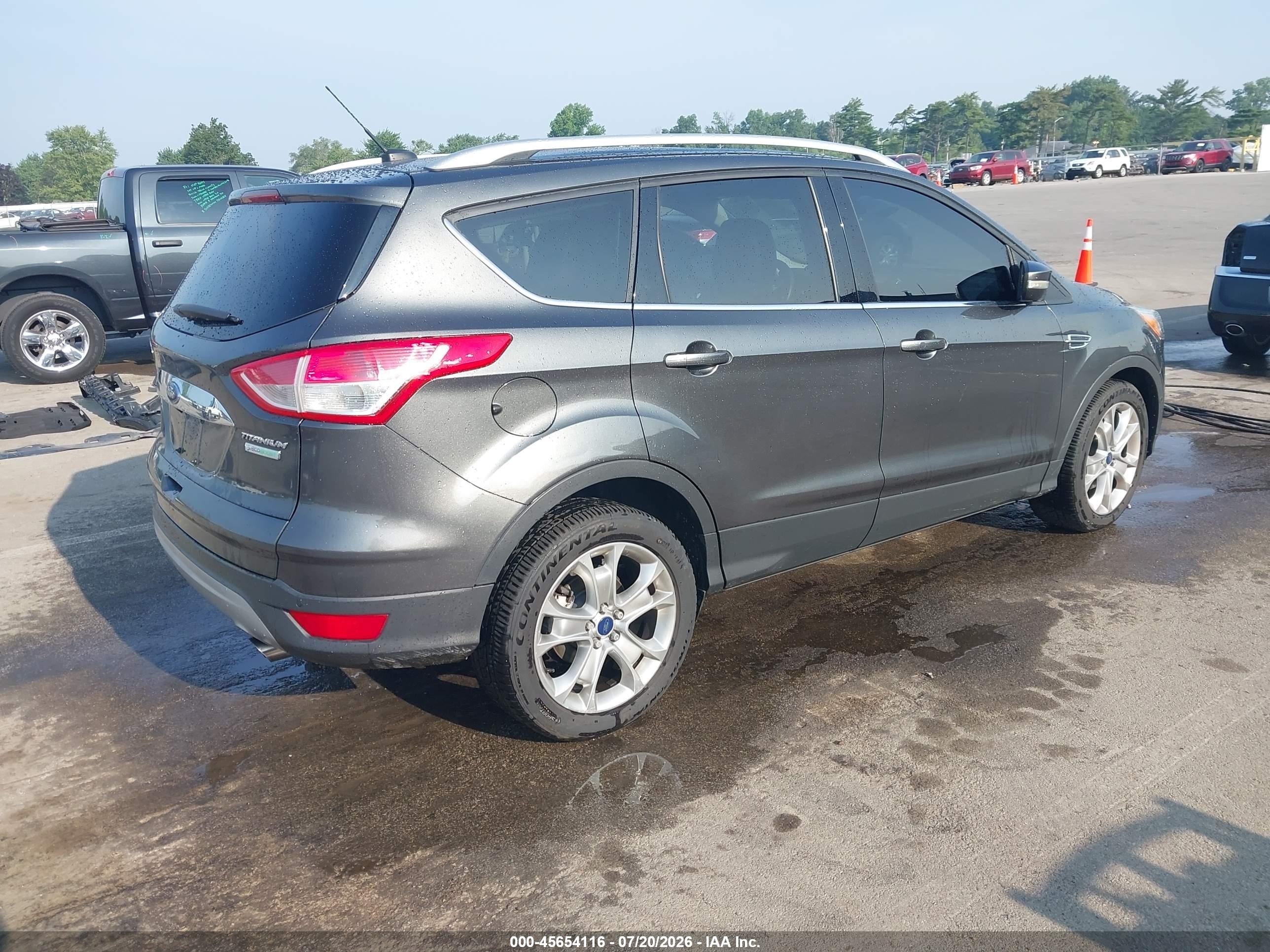 2015 Ford Escape Titanium Gray vin: 1FMCU0JX3FUB79919