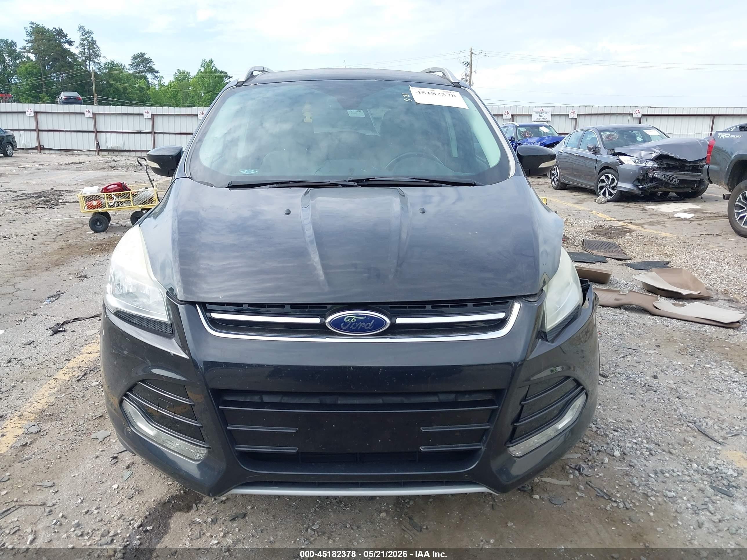 2015 Ford Escape Titanium Black vin: 1FMCU0JX3FUC31761