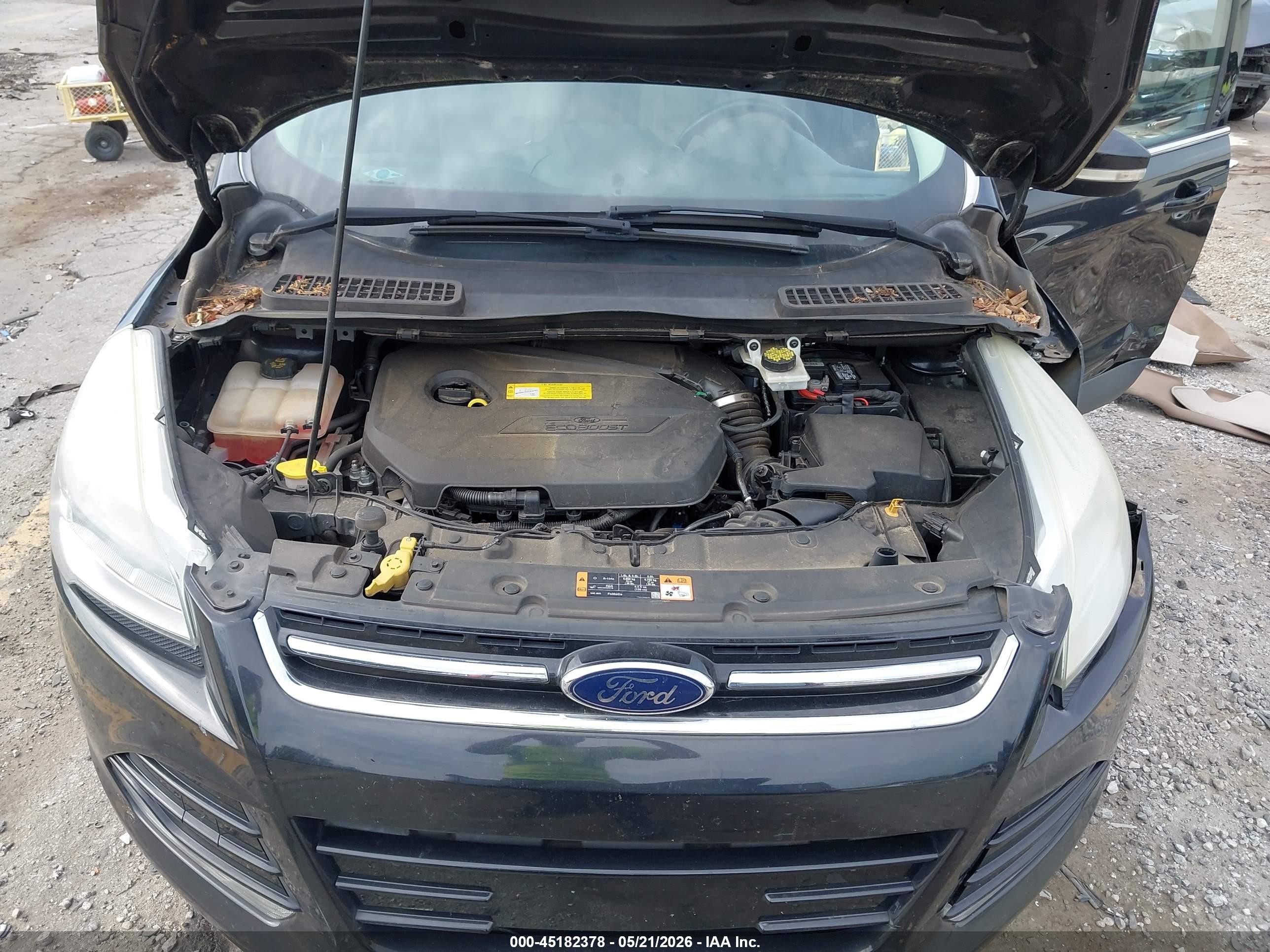 2015 Ford Escape Titanium Black vin: 1FMCU0JX3FUC31761