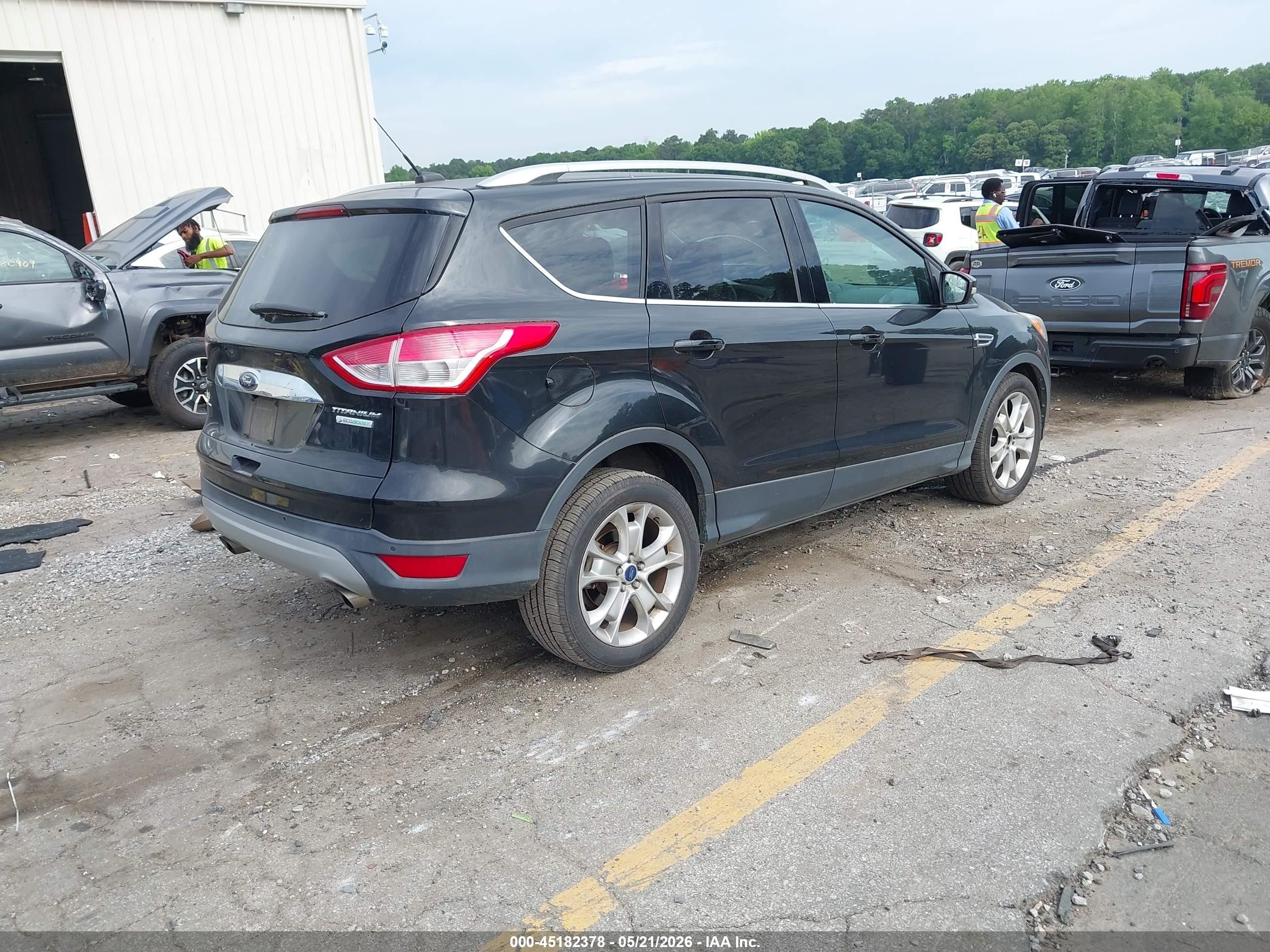 2015 Ford Escape Titanium Black vin: 1FMCU0JX3FUC31761