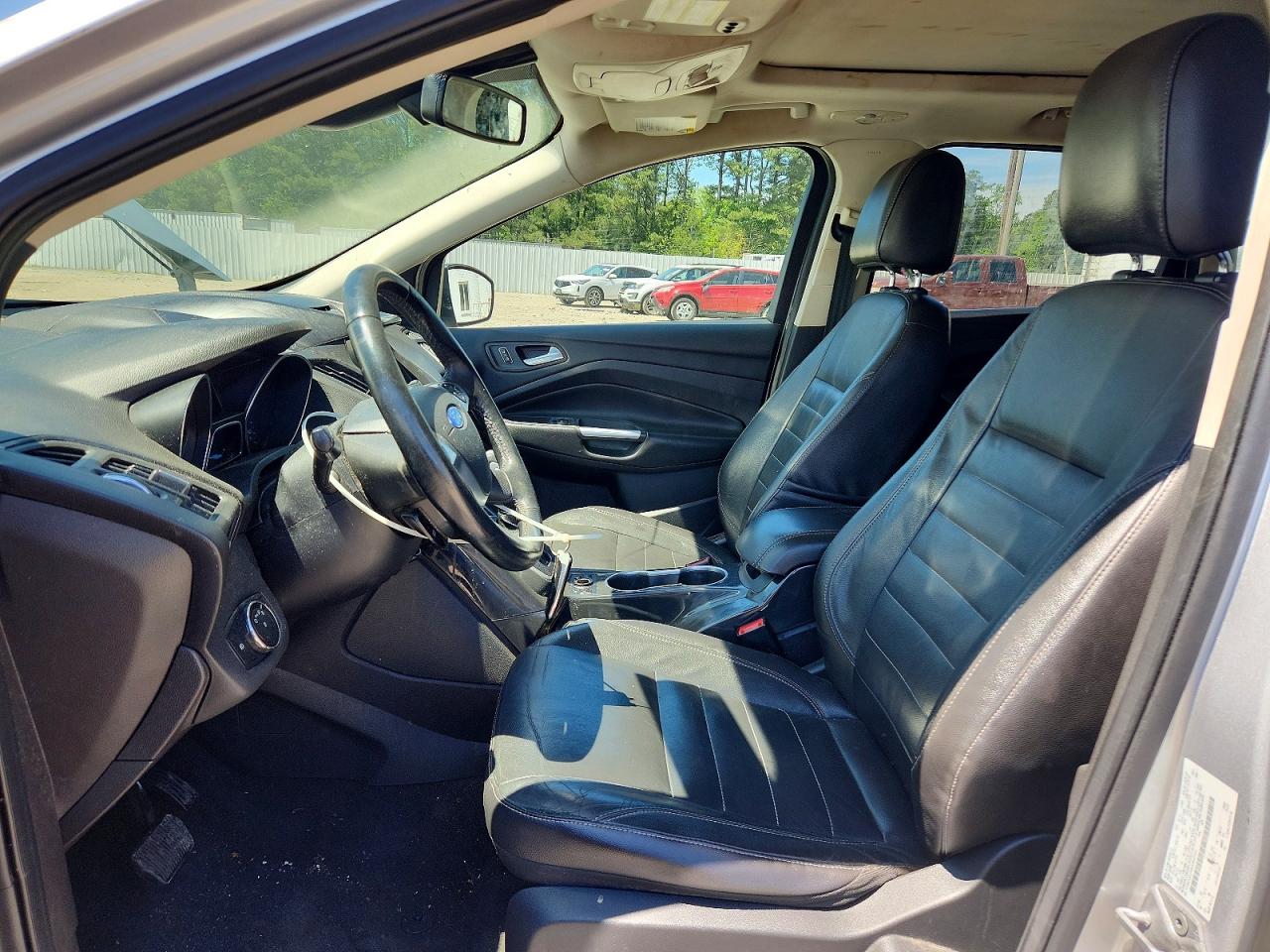 2014 Ford Escape Titanium Silver vin: 1FMCU0JX4EUB20103