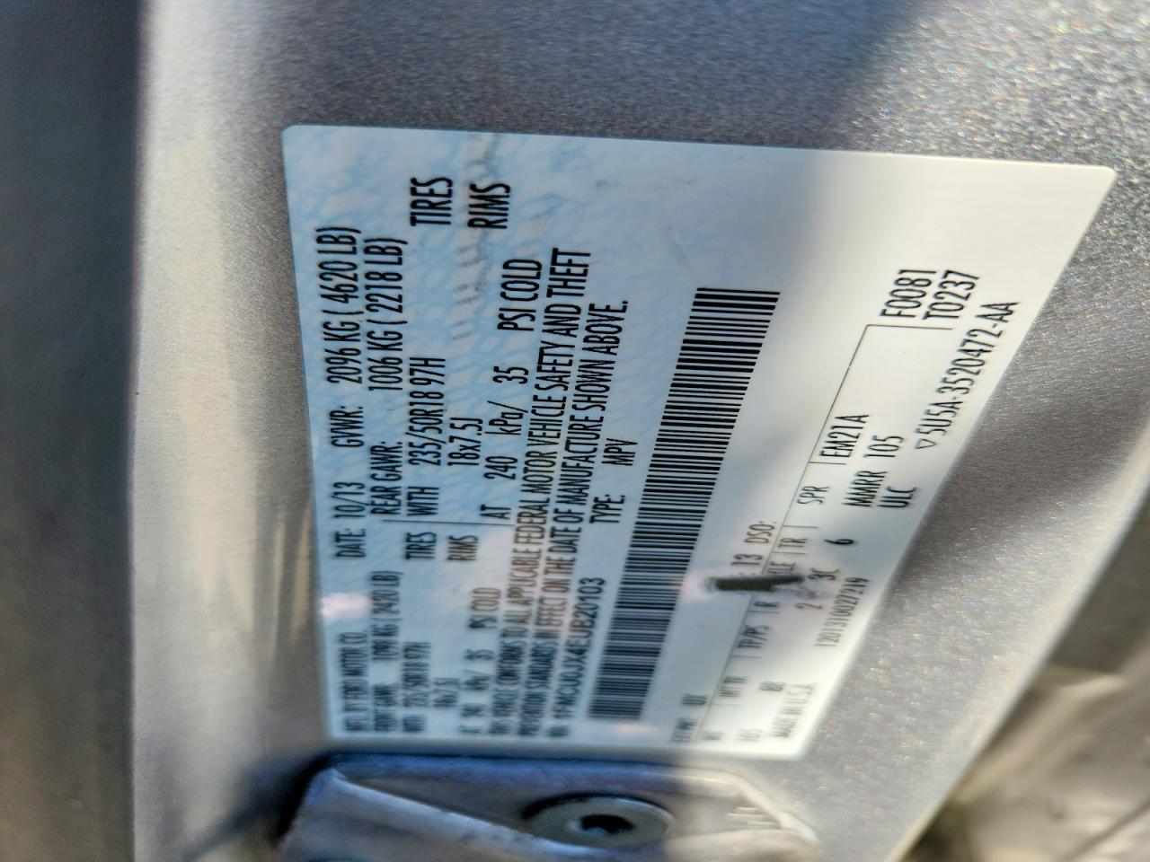 2014 Ford Escape Titanium Silver vin: 1FMCU0JX4EUB20103