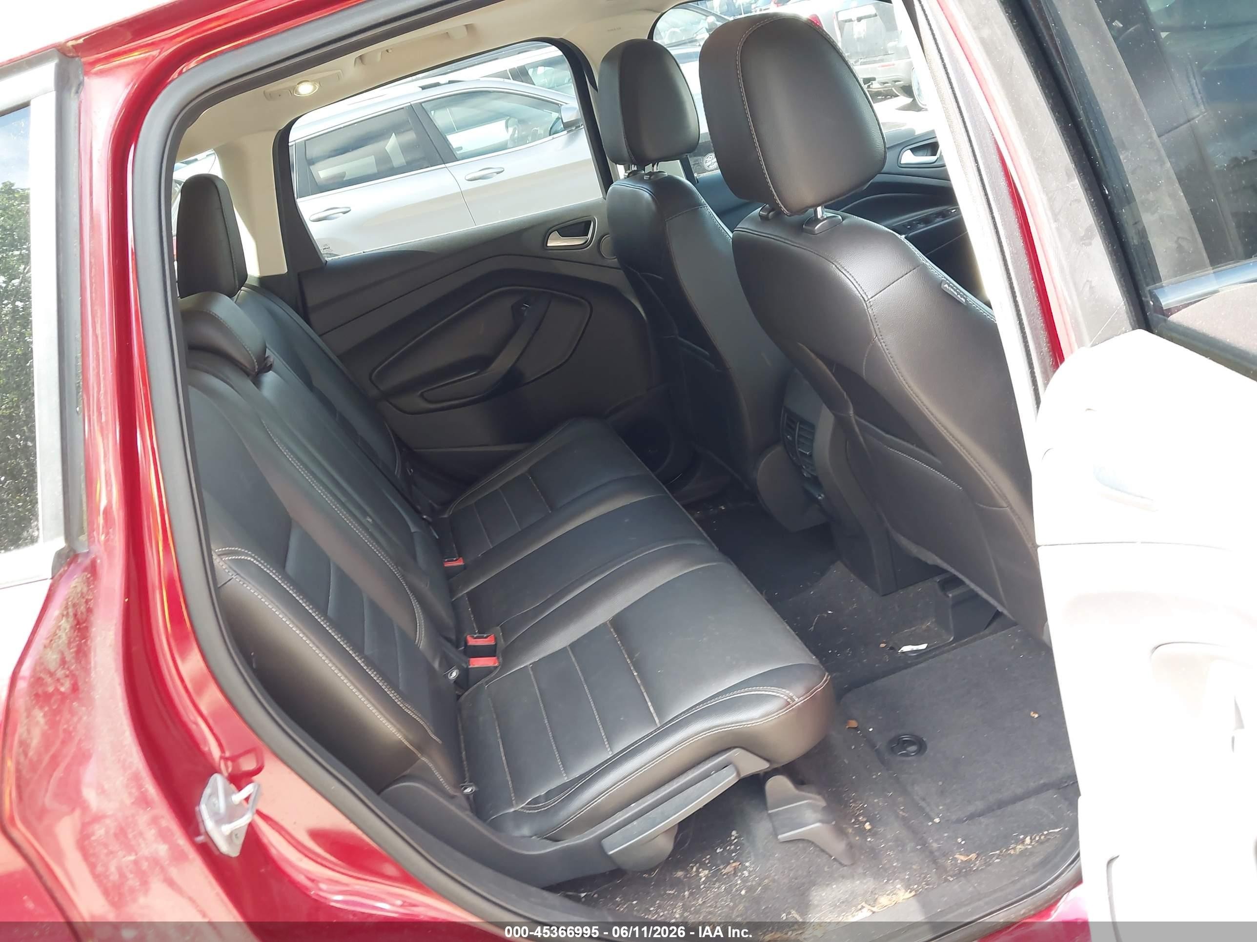 2014 Ford Escape Titanium Красный vin: 1FMCU0JX4EUB96355