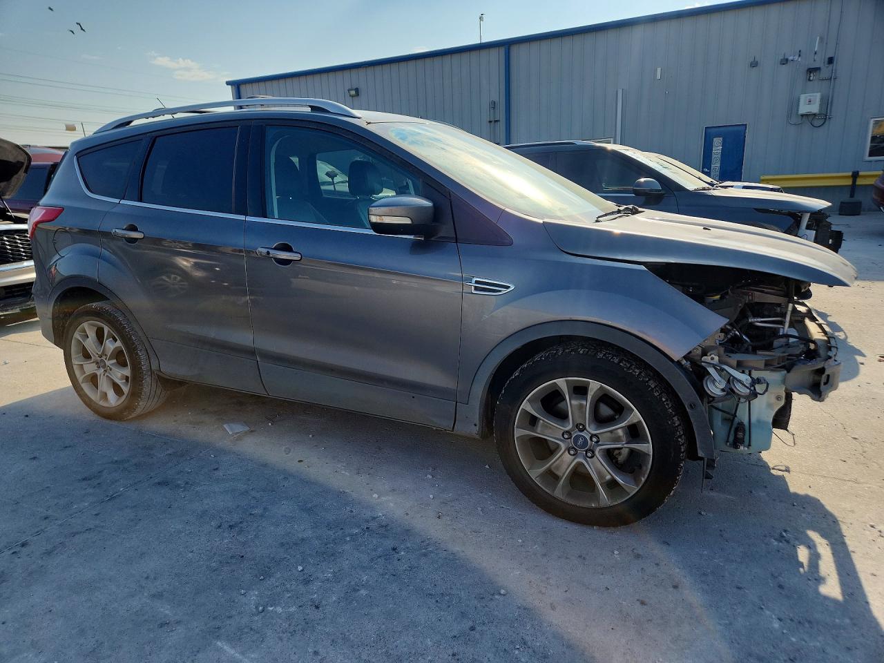 2014 Ford Escape Titanium Gray vin: 1FMCU0JX4EUB97473