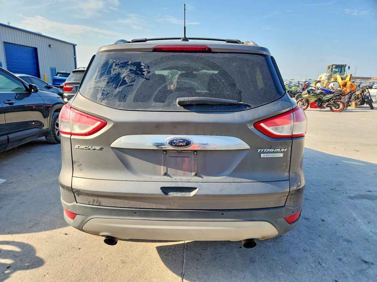 2014 Ford Escape Titanium Gray vin: 1FMCU0JX4EUB97473