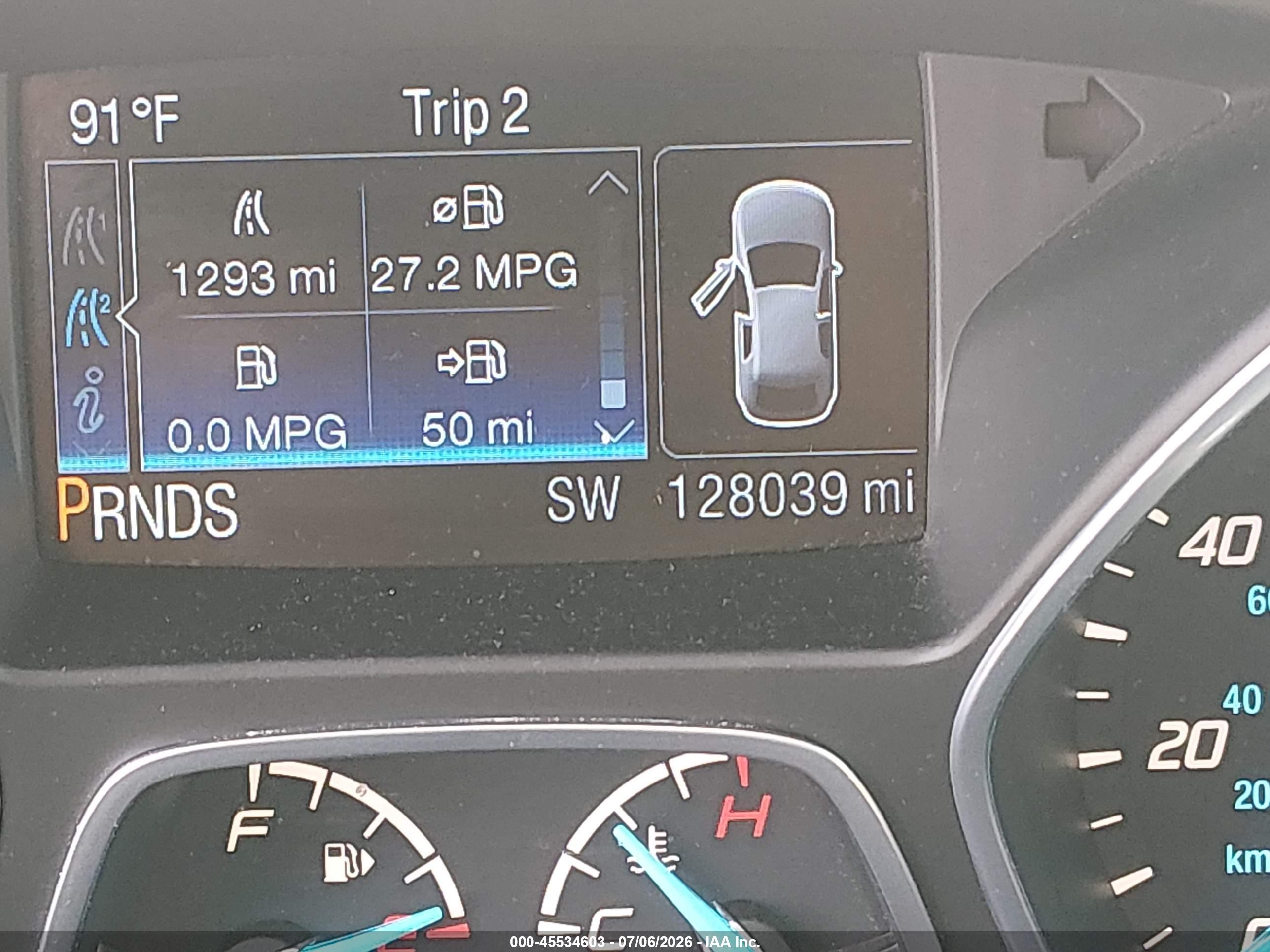 2014 Ford Escape Titanium Белый vin: 1FMCU0JX4EUC81373