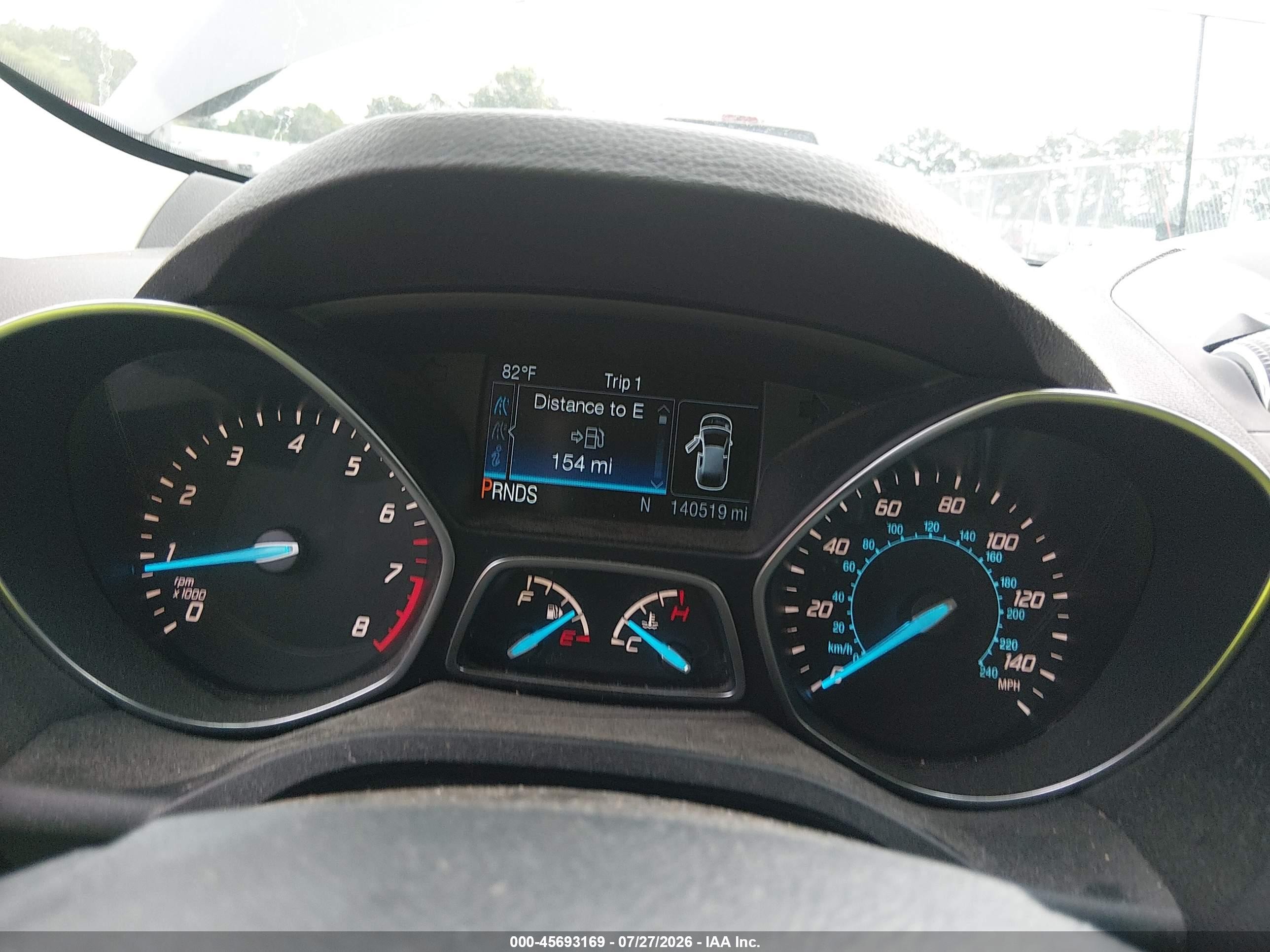 2014 Ford Escape Titanium Серый vin: 1FMCU0JX4EUD99990