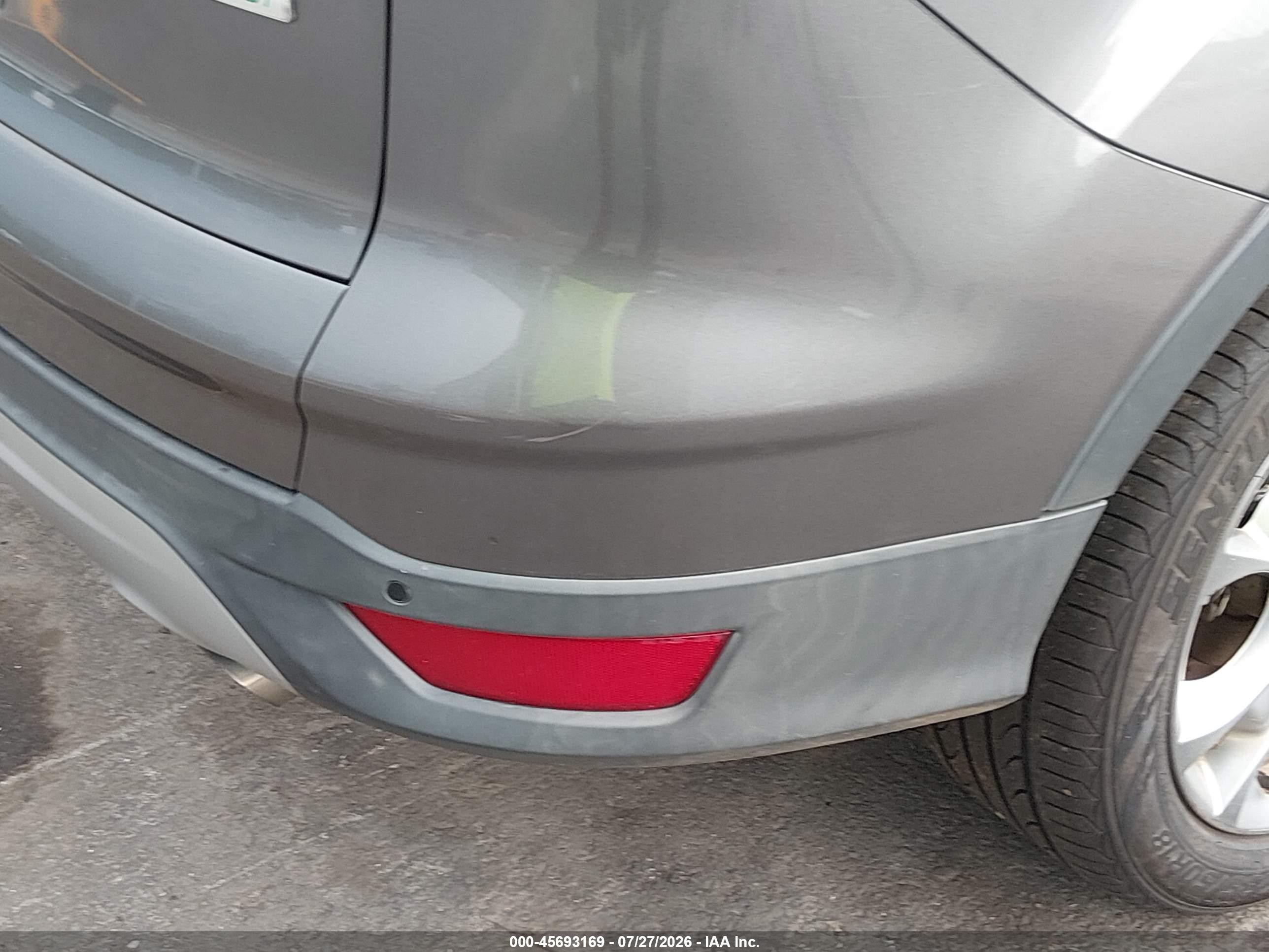 2014 Ford Escape Titanium Серый vin: 1FMCU0JX4EUD99990