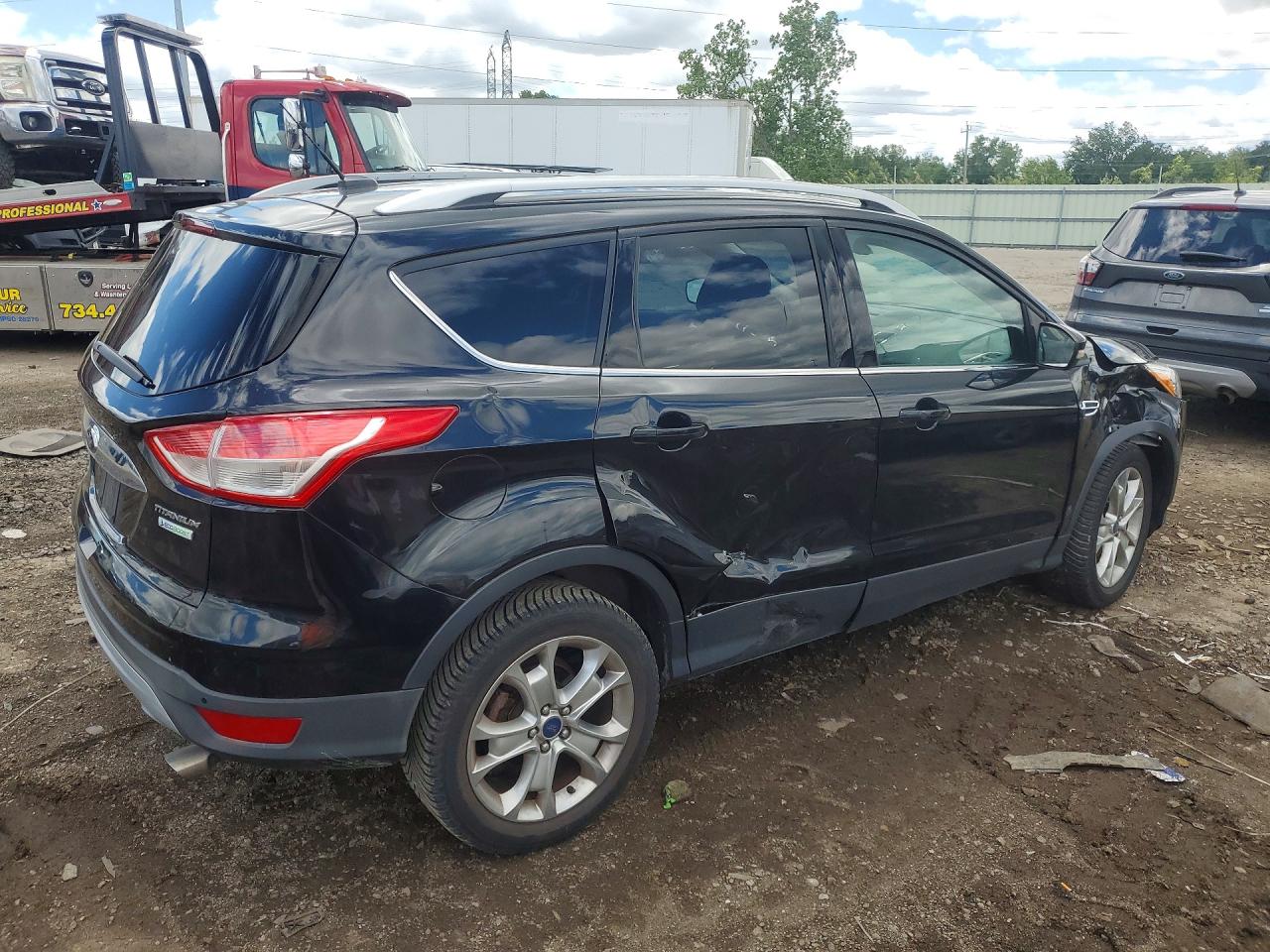 2014 Ford Escape Titanium Black vin: 1FMCU0JX4EUE10180