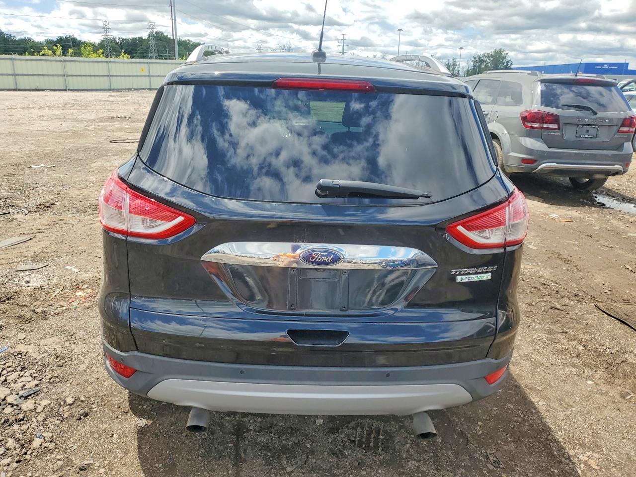 2014 Ford Escape Titanium Black vin: 1FMCU0JX4EUE10180