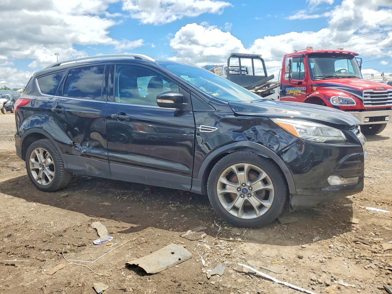 2014 Ford Escape Titanium Black vin: 1FMCU0JX4EUE10180