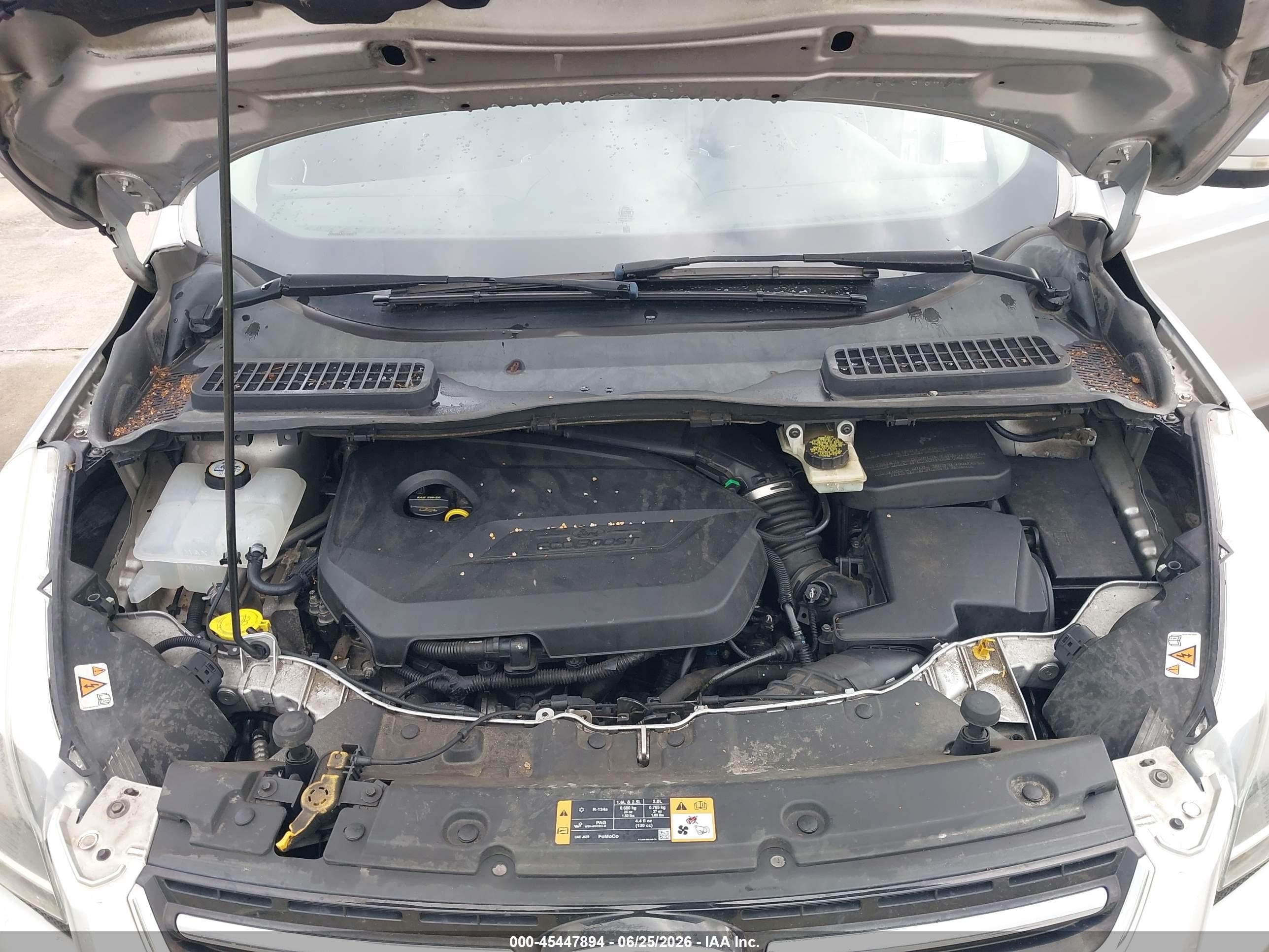 2014 Ford Escape Titanium Silver vin: 1FMCU0JX4EUE37539