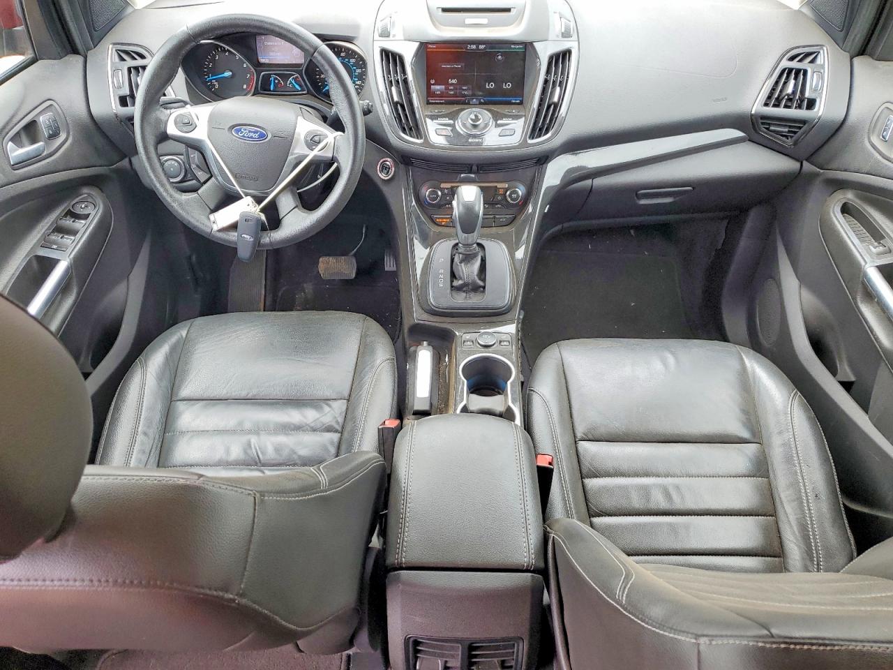 2015 Ford Escape Titanium Red vin: 1FMCU0JX4FUA47042