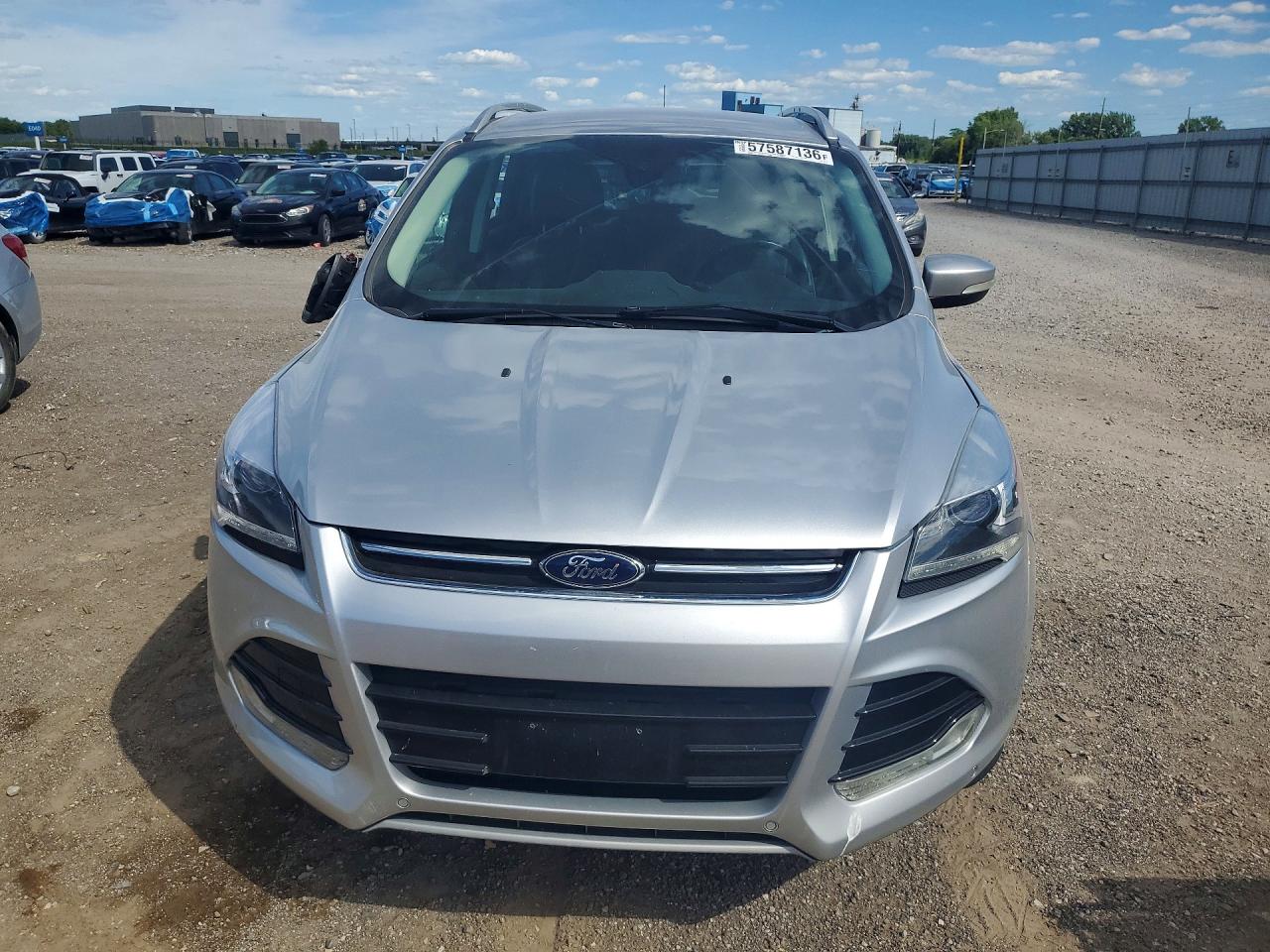 2015 Ford Escape Titanium Silver vin: 1FMCU0JX4FUB47772