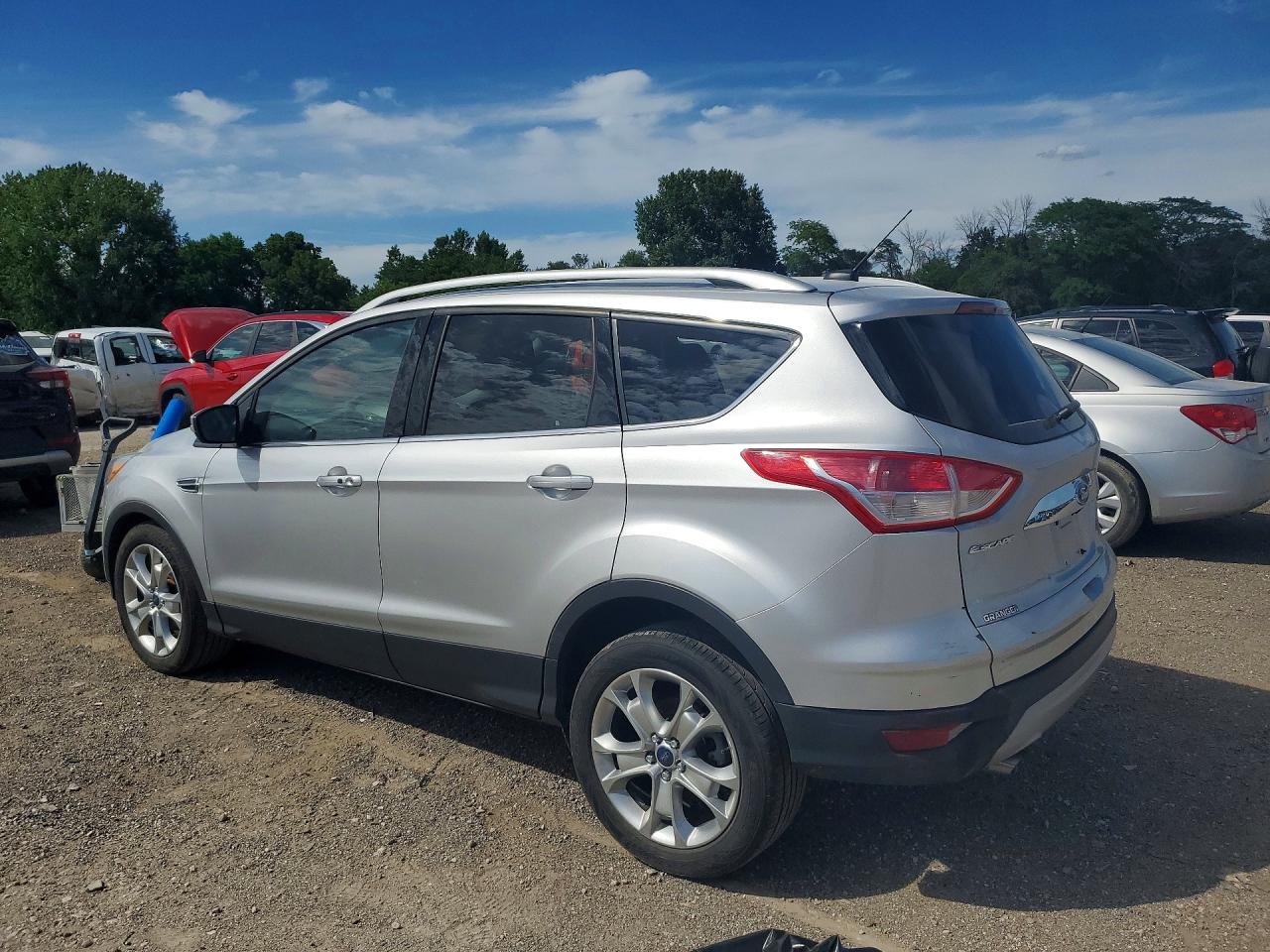 2015 Ford Escape Titanium Silver vin: 1FMCU0JX4FUB47772