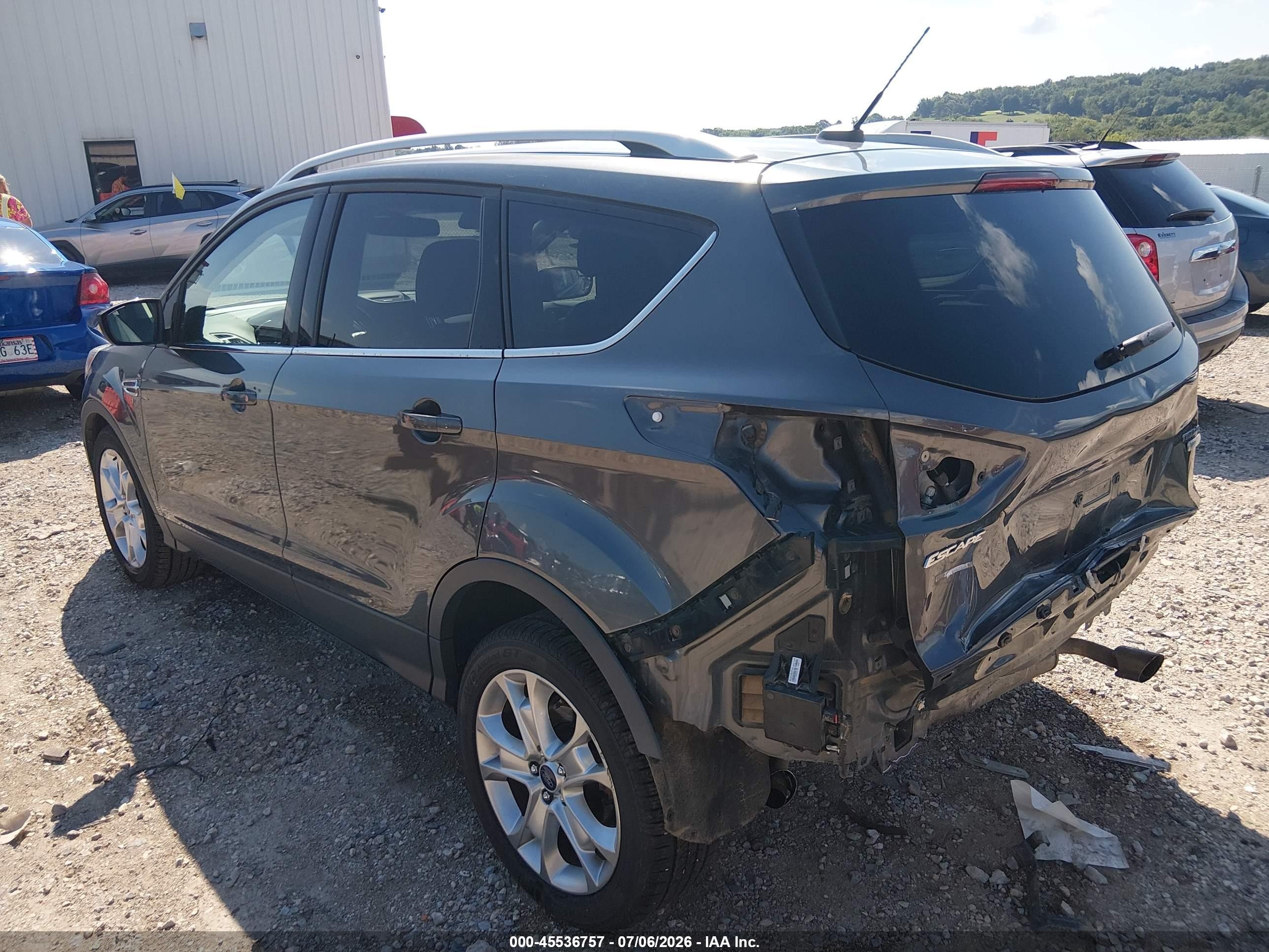2015 Ford Escape Titanium Gray vin: 1FMCU0JX4FUC23278