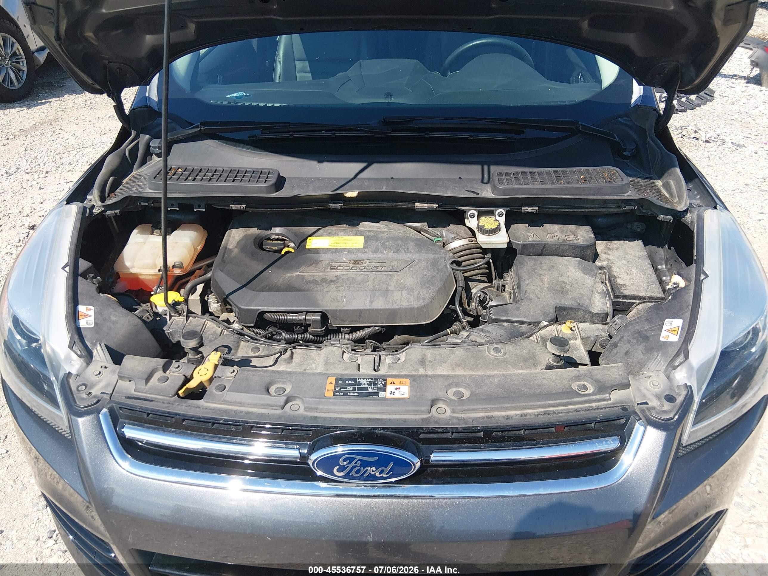 2015 Ford Escape Titanium Gray vin: 1FMCU0JX4FUC23278