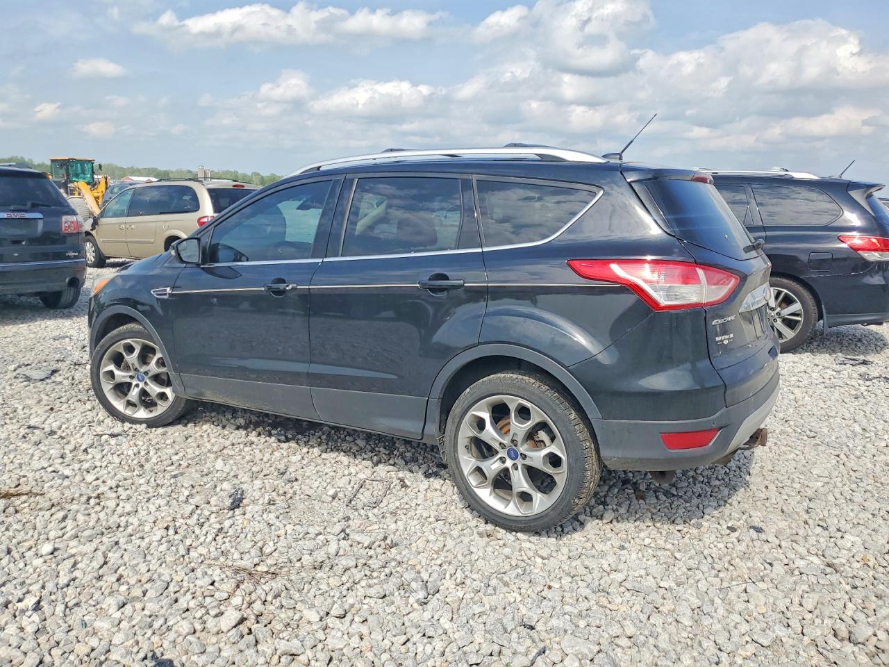 2014 Ford Escape Titanium Black vin: 1FMCU0JX5EUA12542