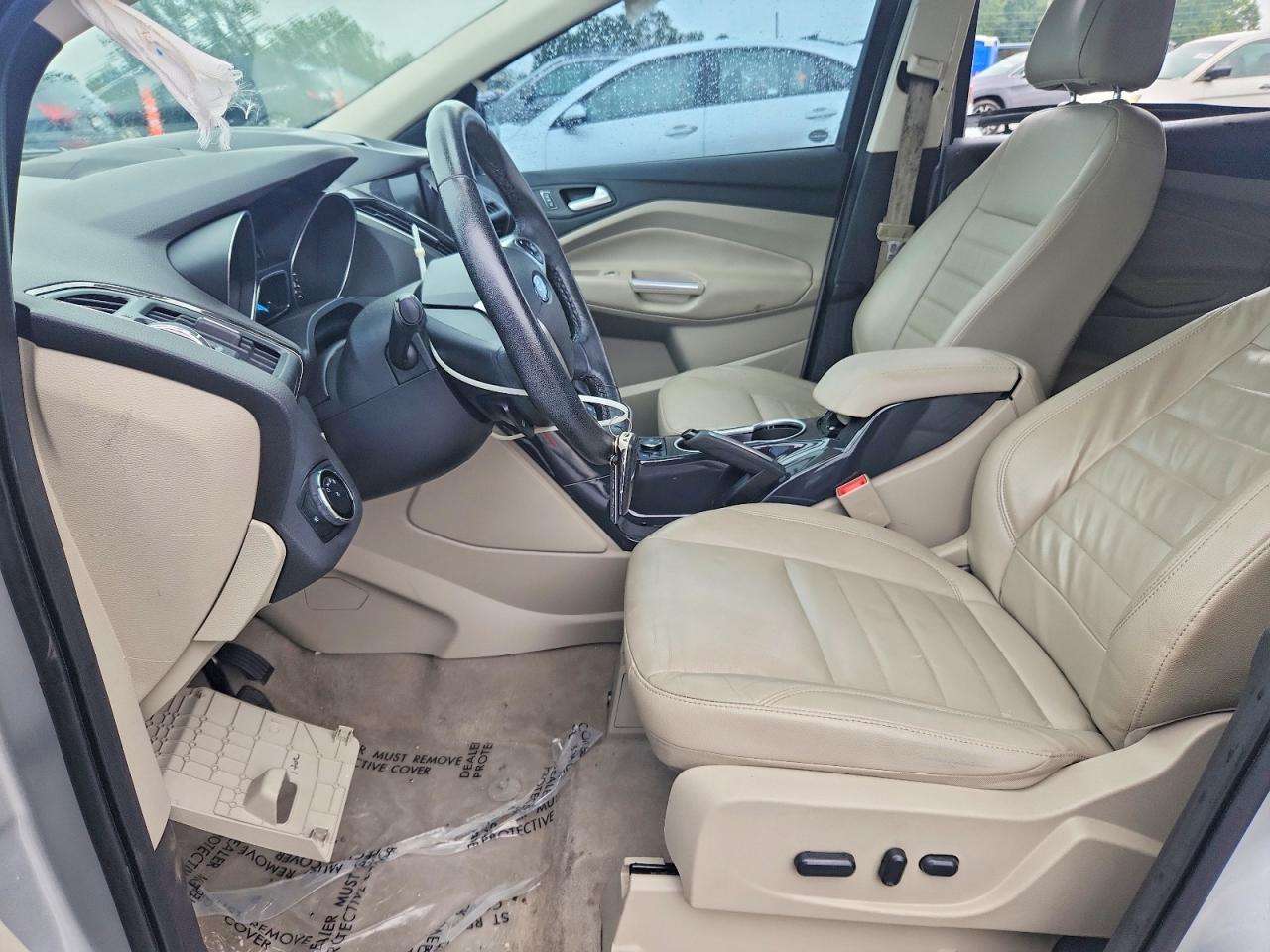 2014 Ford Escape Titanium Silver vin: 1FMCU0JX5EUA19717