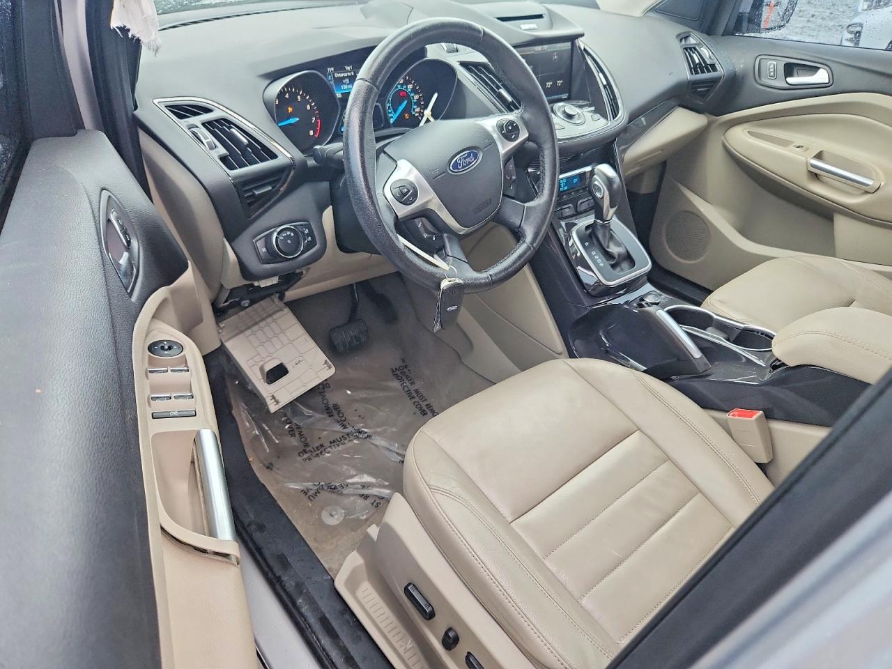 2014 Ford Escape Titanium Silver vin: 1FMCU0JX5EUA19717