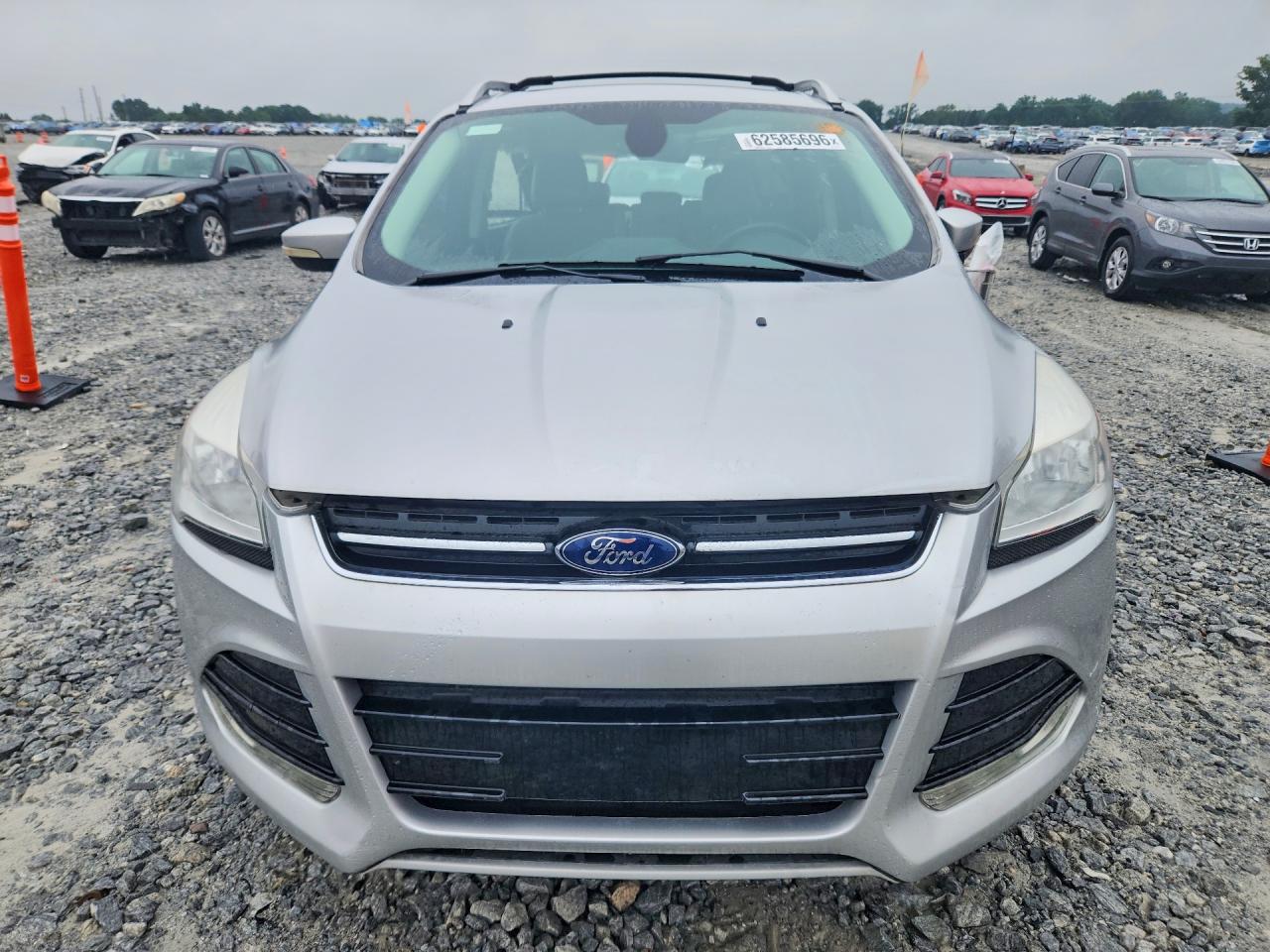 2014 Ford Escape Titanium Silver vin: 1FMCU0JX5EUA19717