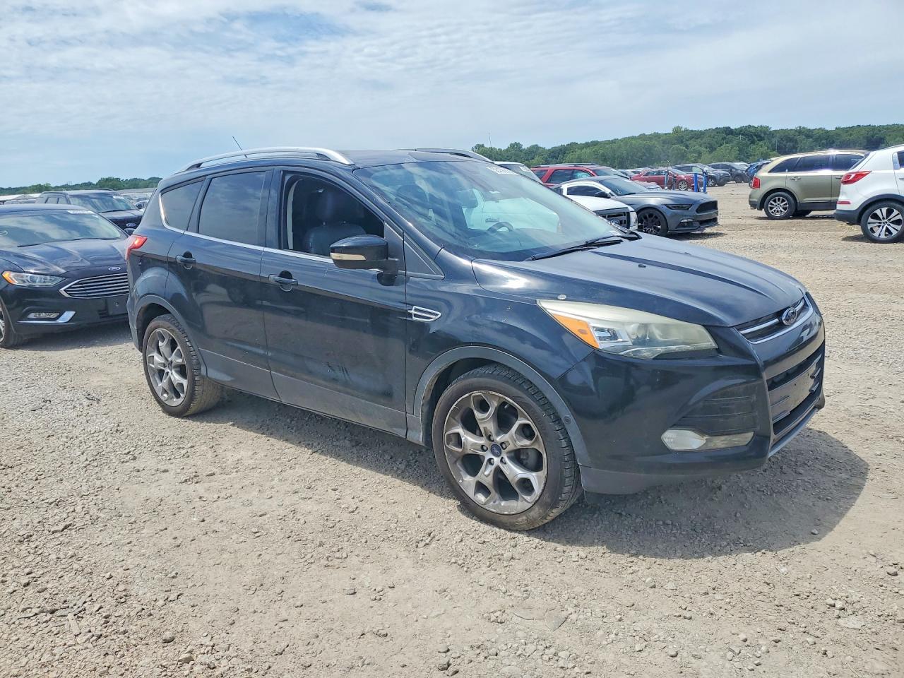 2014 Ford Escape Titanium Black vin: 1FMCU0JX5EUA52538