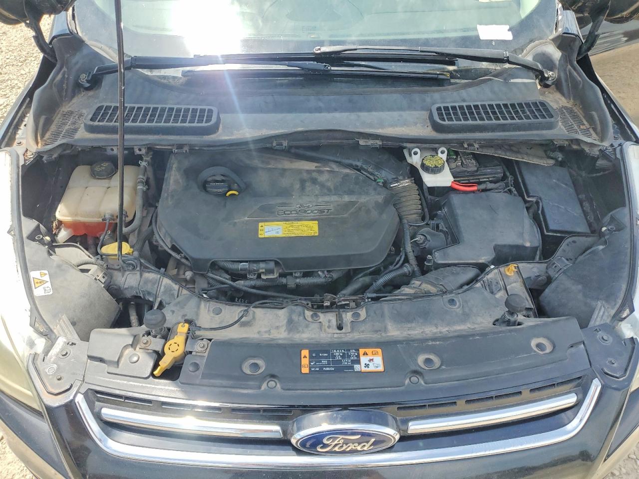 2014 Ford Escape Titanium Black vin: 1FMCU0JX5EUA52538
