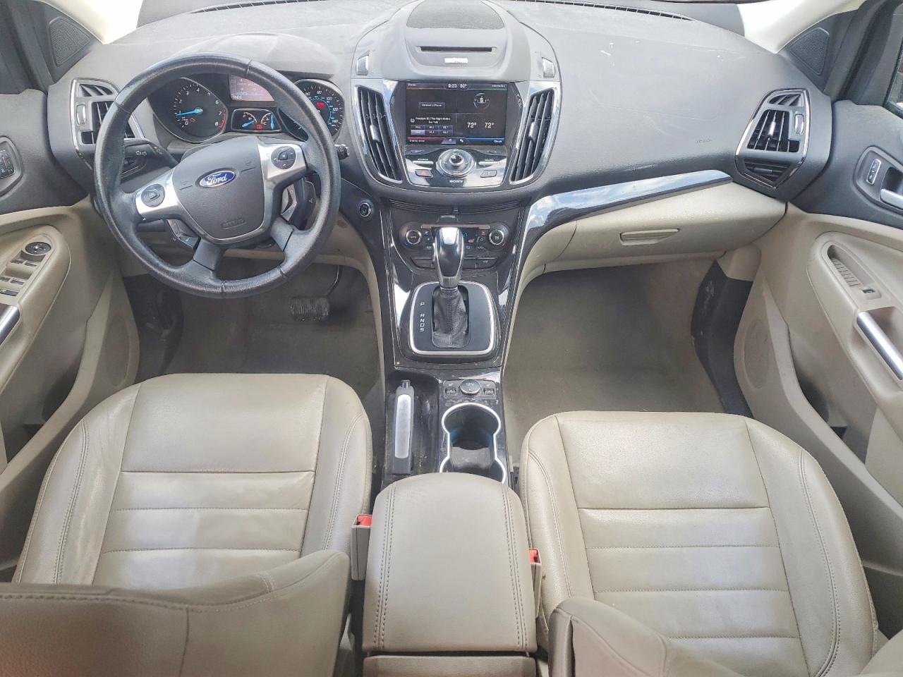 2014 Ford Escape Titanium Red vin: 1FMCU0JX5EUA75057