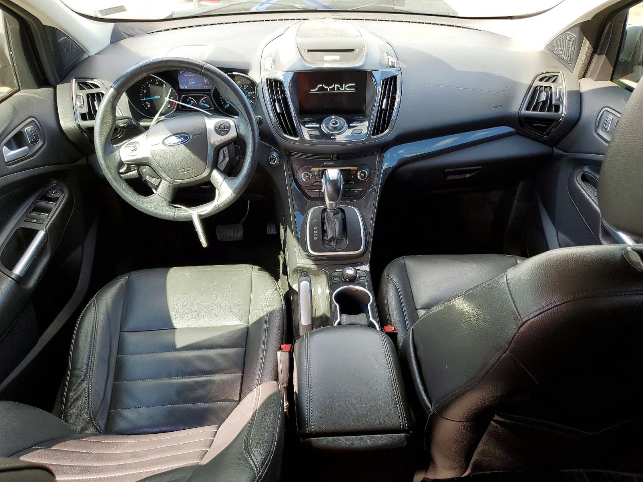 2014 Ford Escape Titanium Silver vin: 1FMCU0JX5EUB34043
