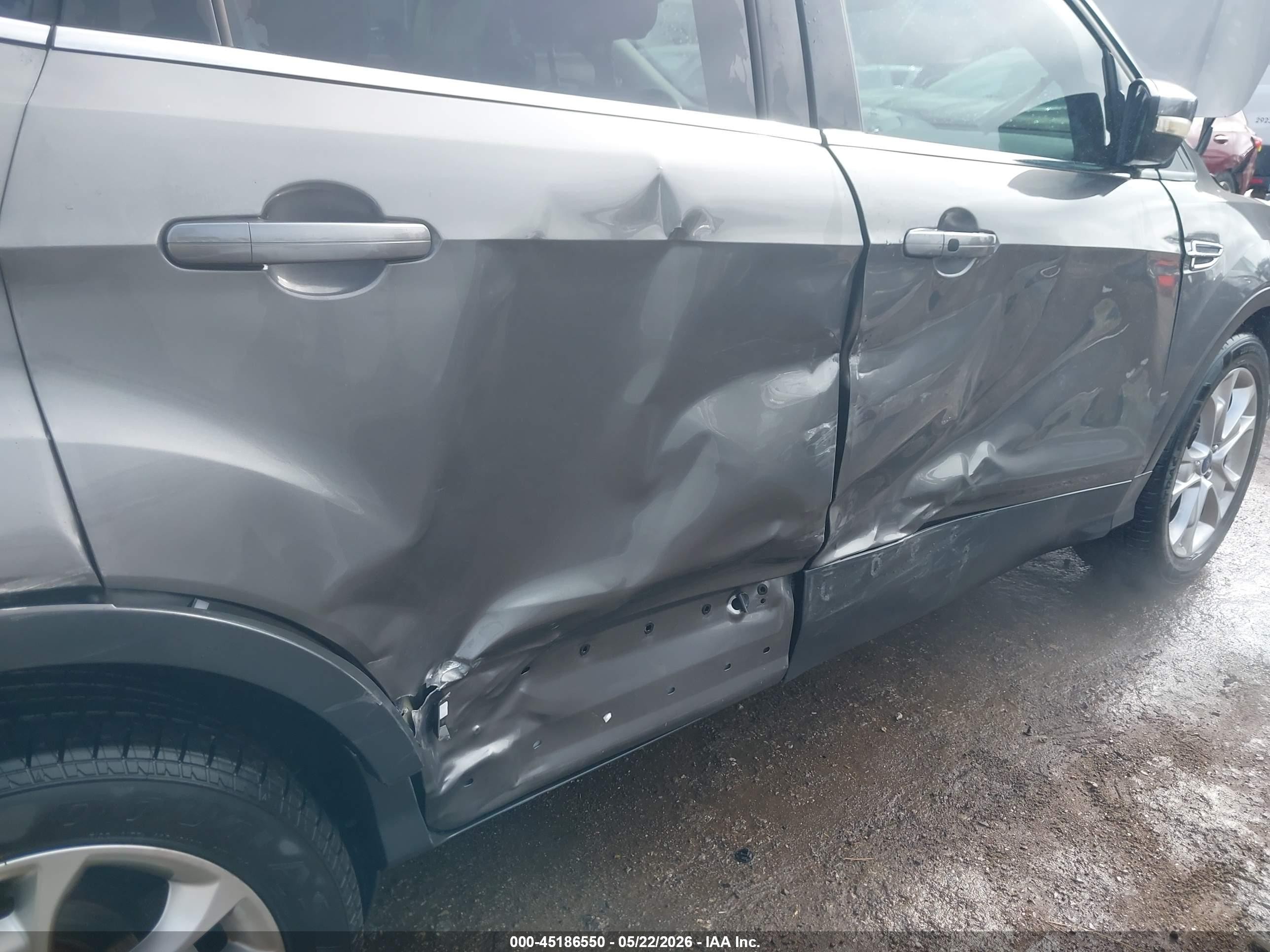 2014 Ford Escape Titanium Черный vin: 1FMCU0JX5EUB45589