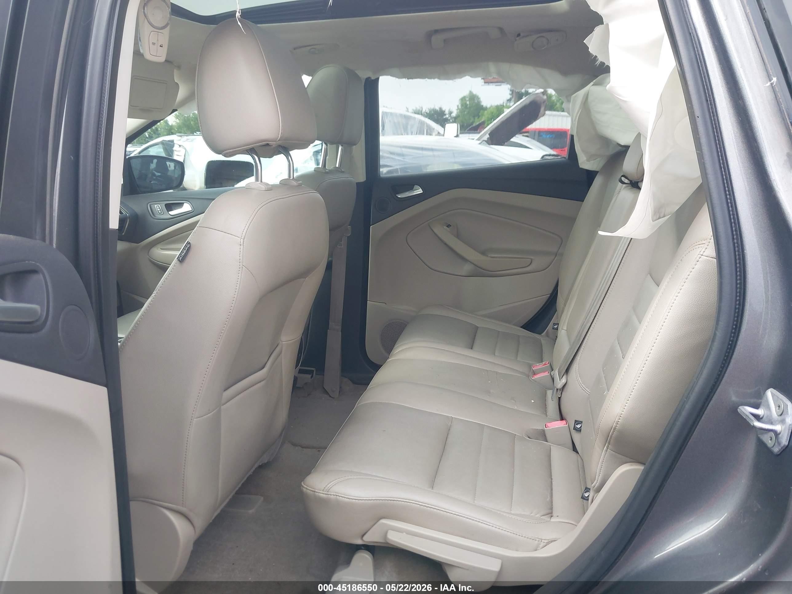 2014 Ford Escape Titanium Черный vin: 1FMCU0JX5EUB45589