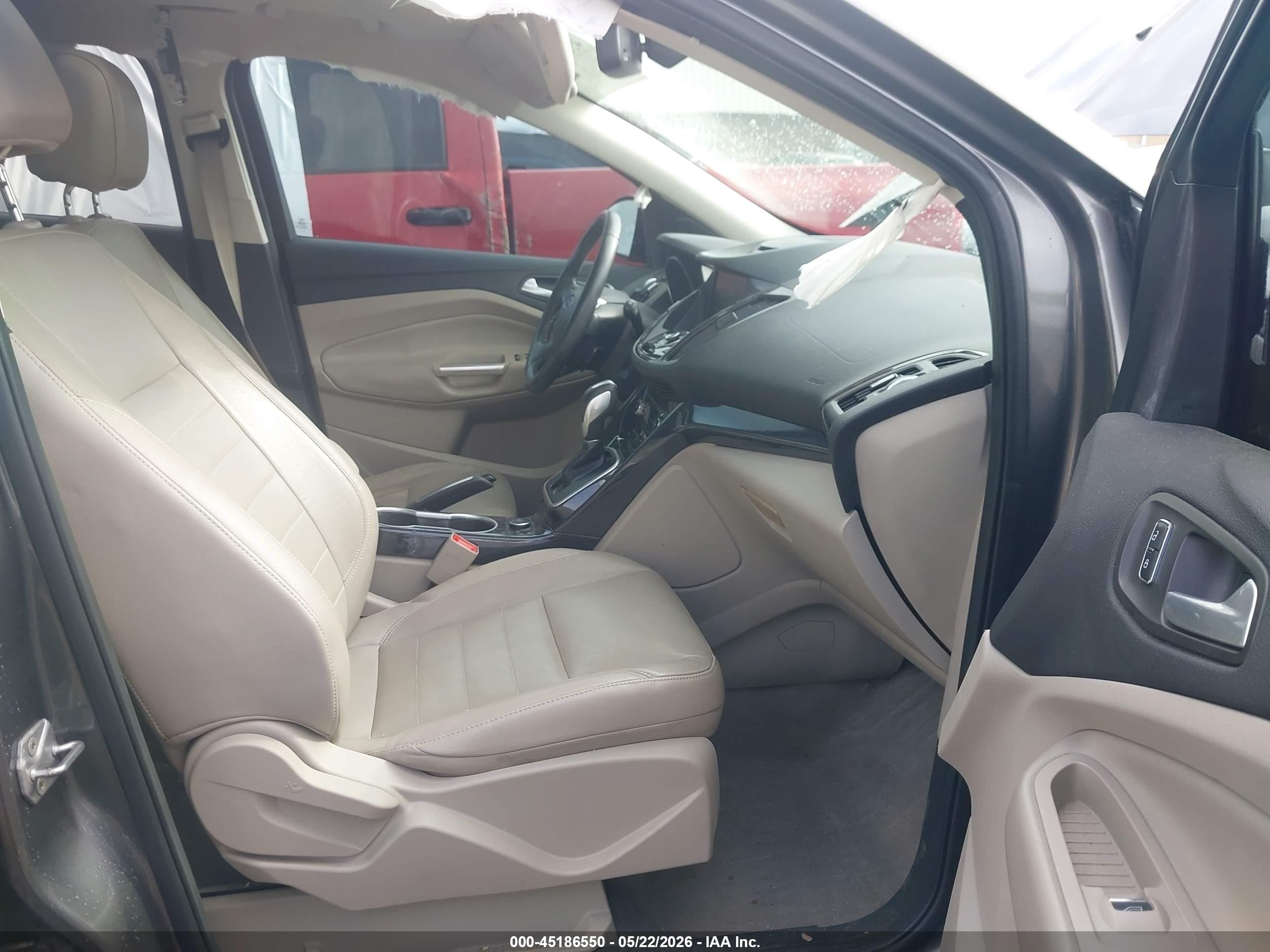 2014 Ford Escape Titanium Черный vin: 1FMCU0JX5EUB45589