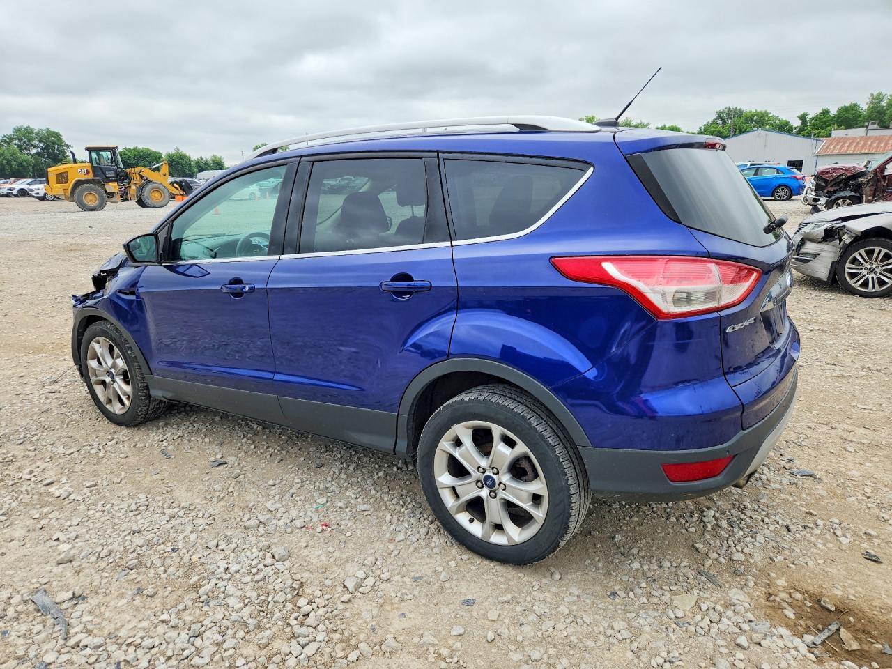 2014 Ford Escape Titanium Blue vin: 1FMCU0JX5EUB60898