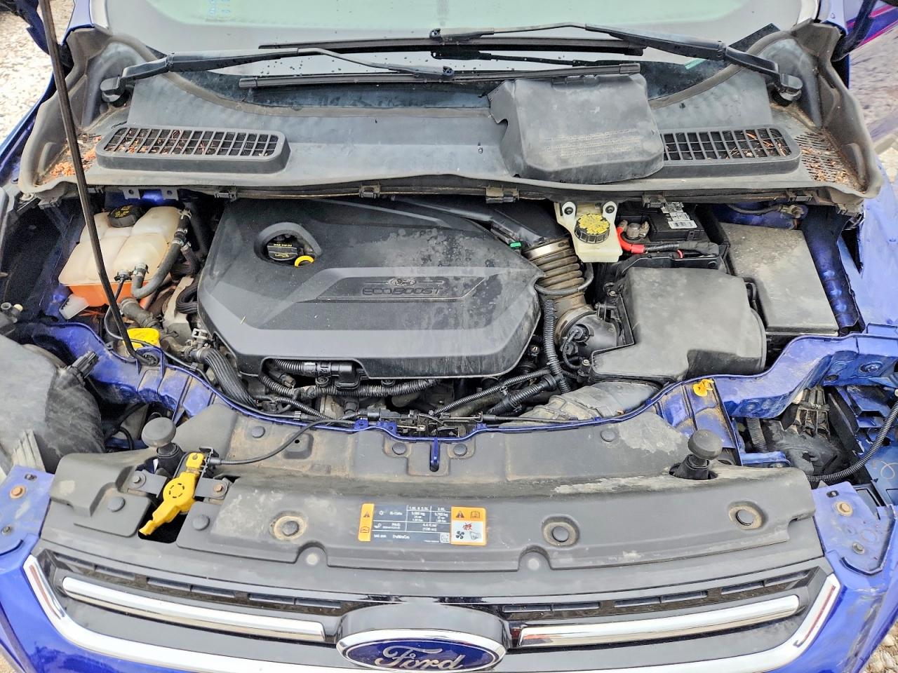 2014 Ford Escape Titanium Blue vin: 1FMCU0JX5EUB60898