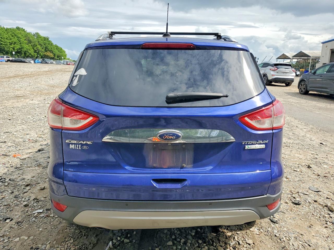 2014 Ford Escape Titanium Blue vin: 1FMCU0JX5EUC06682