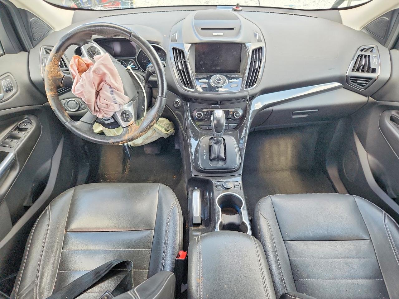 2014 Ford Escape Titanium Черный vin: 1FMCU0JX5EUC46874