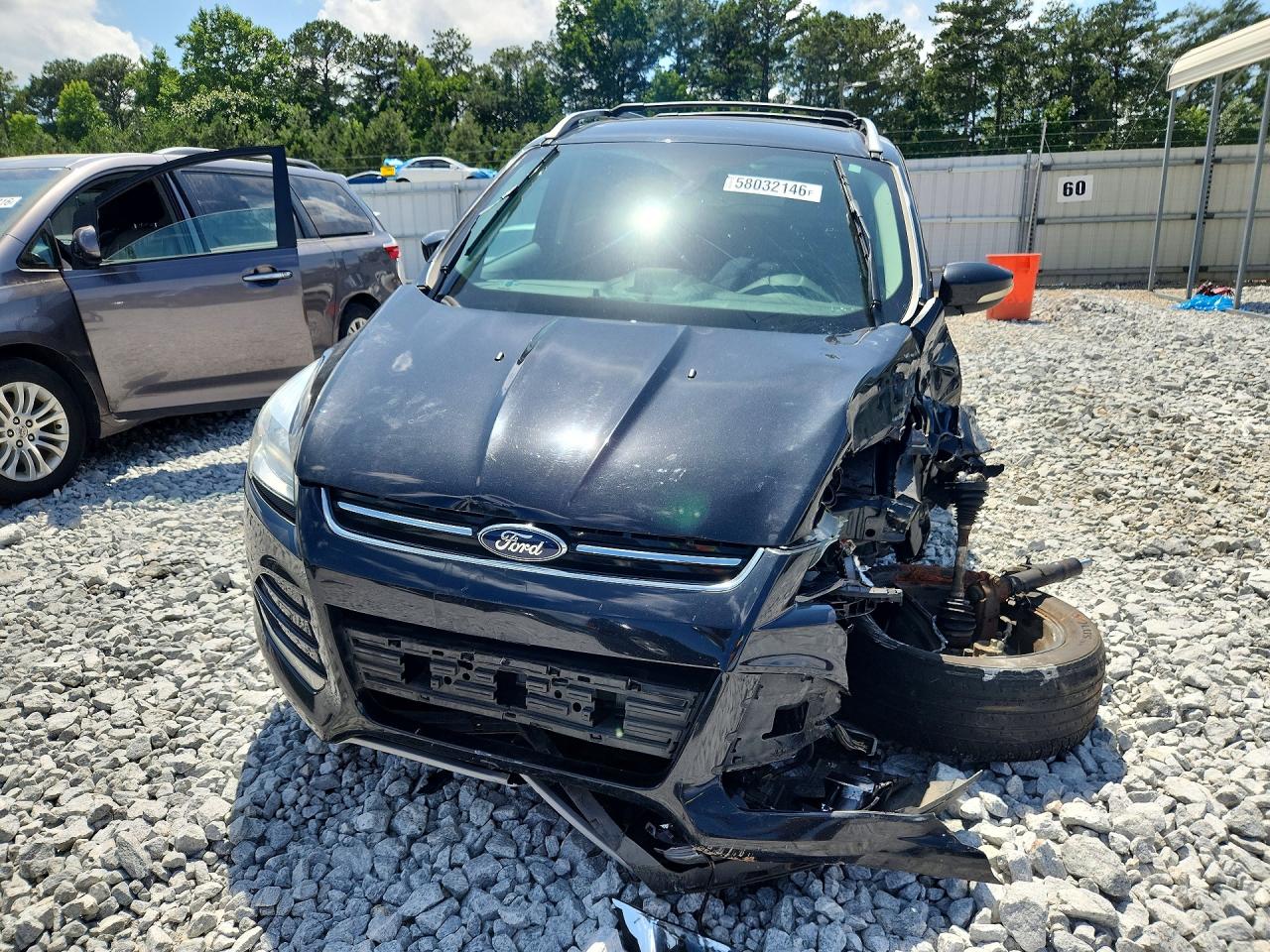 2014 Ford Escape Titanium Черный vin: 1FMCU0JX5EUC46874