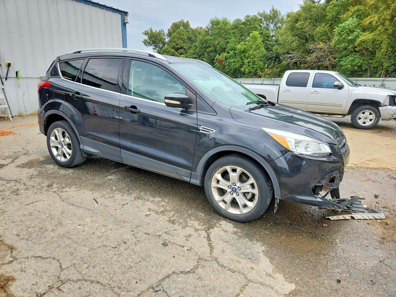 2014 Ford Escape Titanium Black vin: 1FMCU0JX5EUC89904