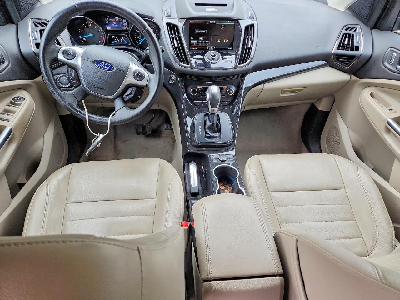 2014 Ford Escape Titanium Black vin: 1FMCU0JX5EUC89904