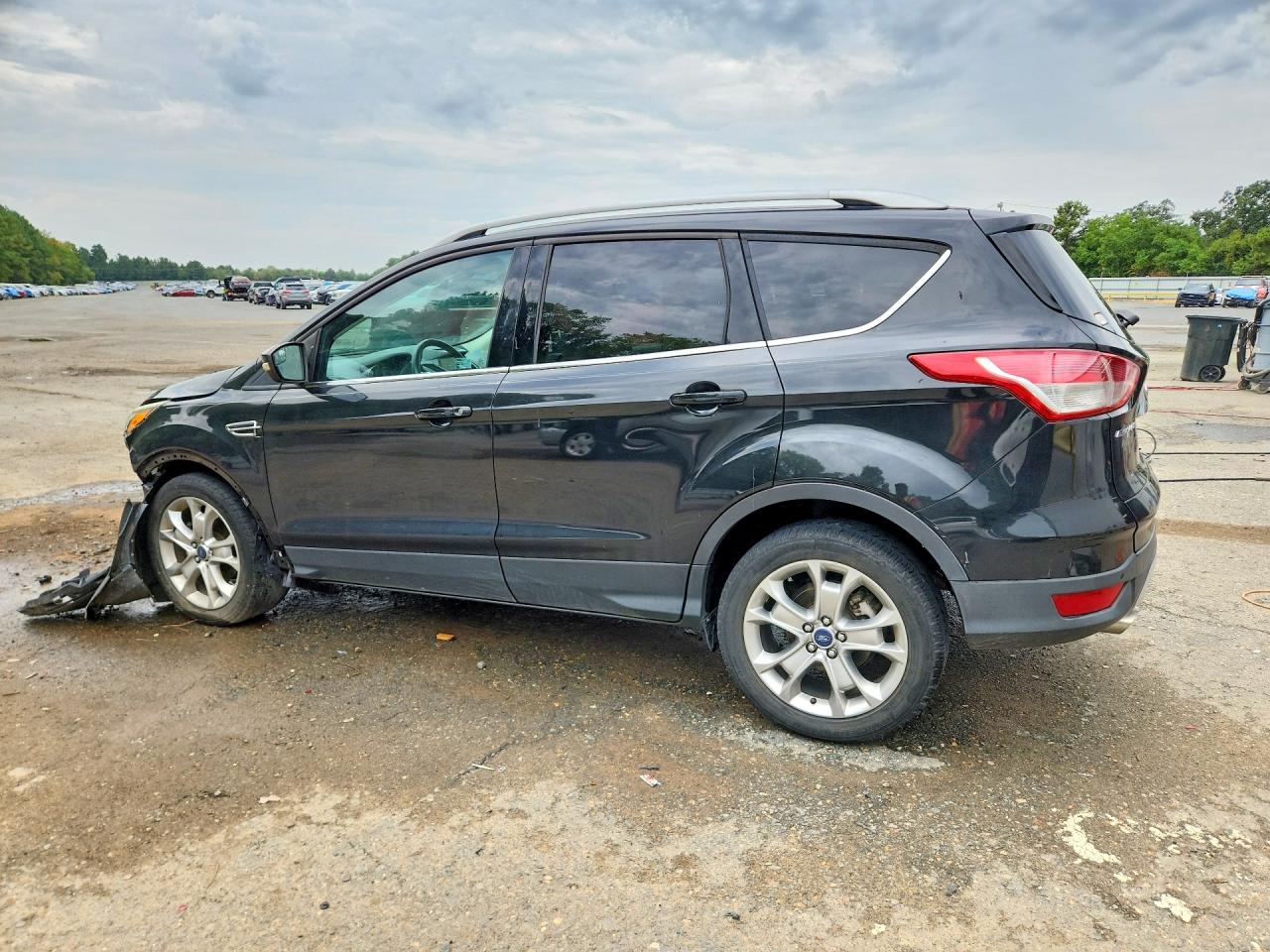 2014 Ford Escape Titanium Black vin: 1FMCU0JX5EUC89904